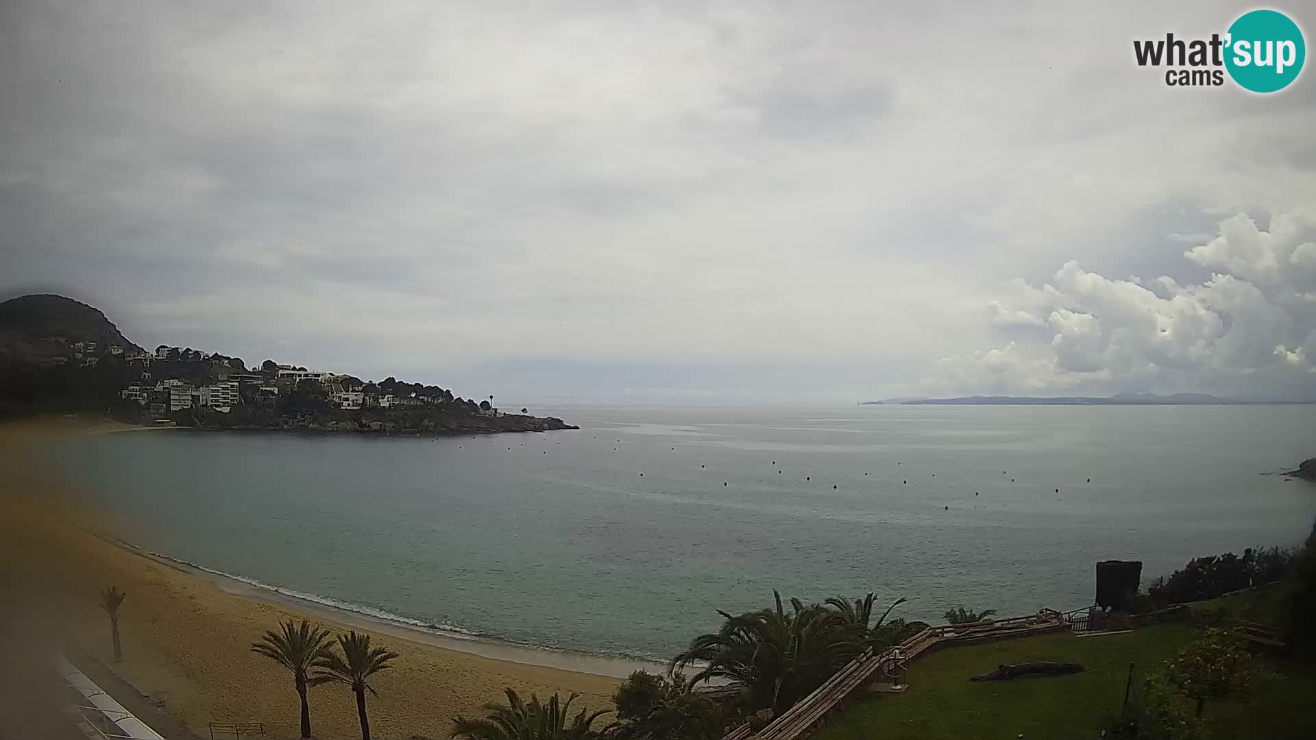 Plaža de l’Almadrava Spletna kamera Roses – Costa Brava – Španija