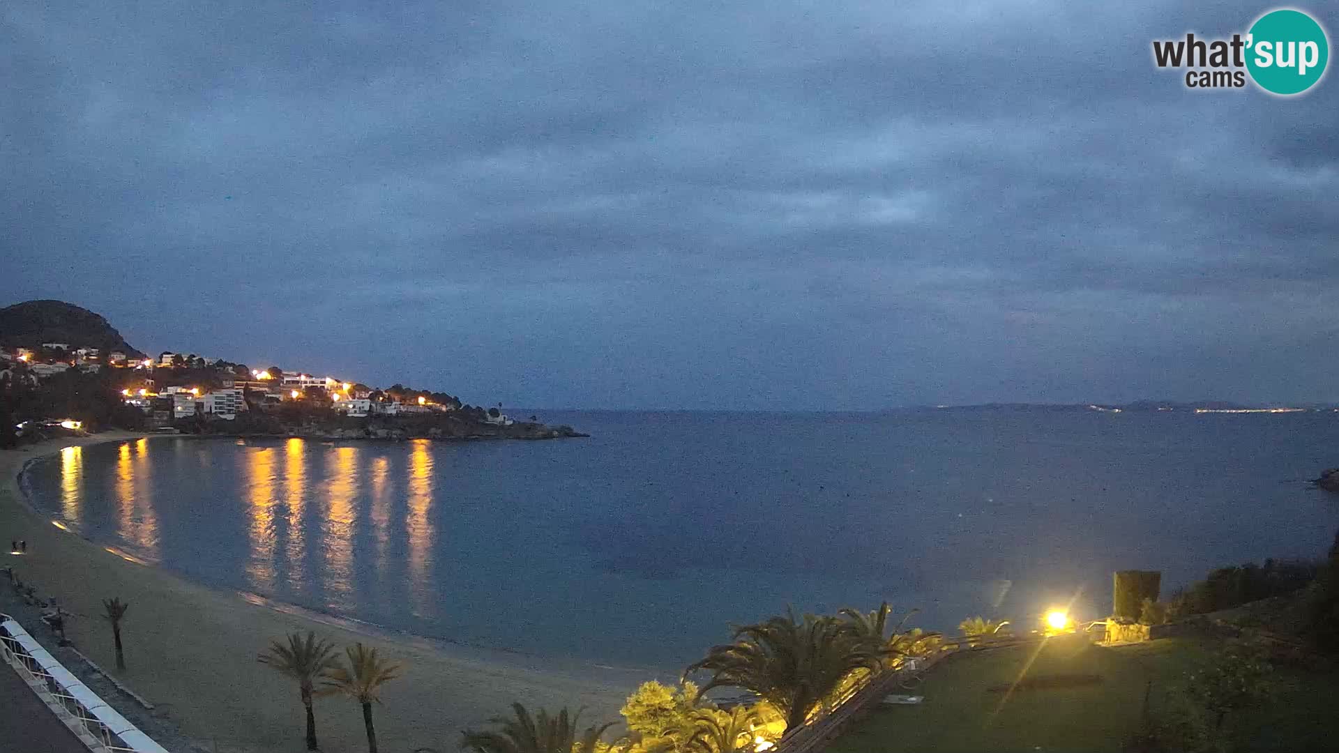 Plaža de l’Almadrava Spletna kamera Roses – Costa Brava – Španija