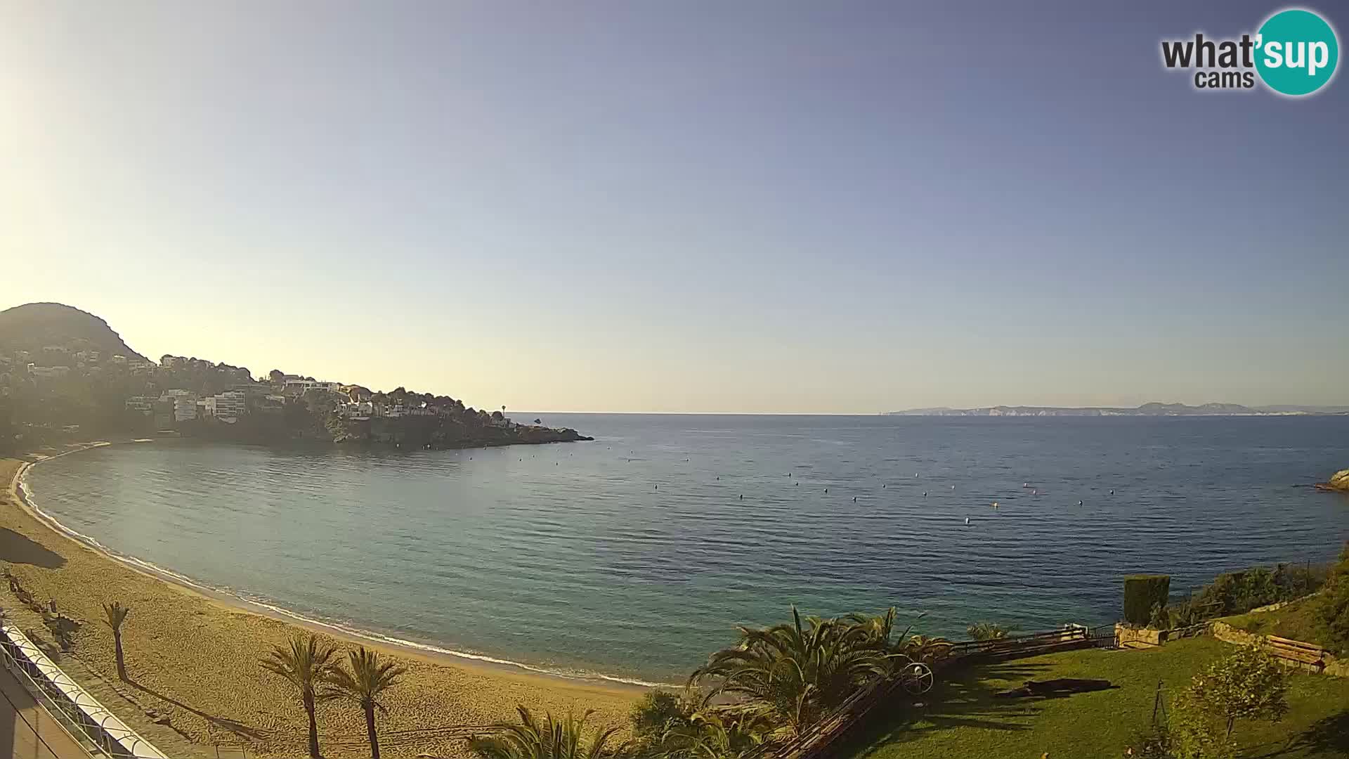 Playa de l’Almadrava camera en vivo Roses – Costa Brava – Espana