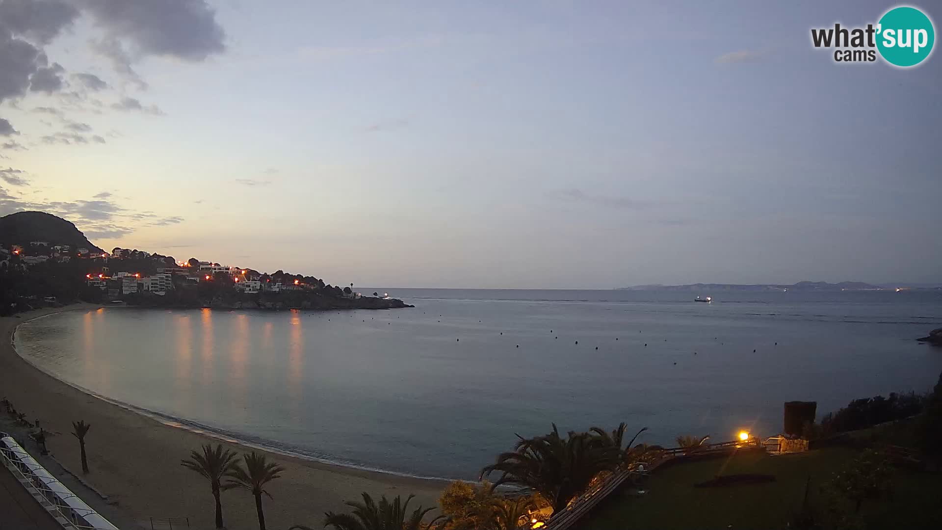 Plaža de l’Almadrava Spletna kamera Roses – Costa Brava – Španija