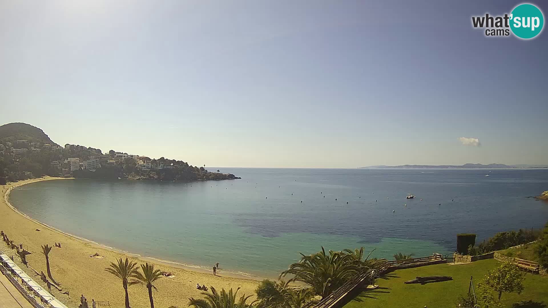 Plaža de l’Almadrava Spletna kamera Roses – Costa Brava – Španija