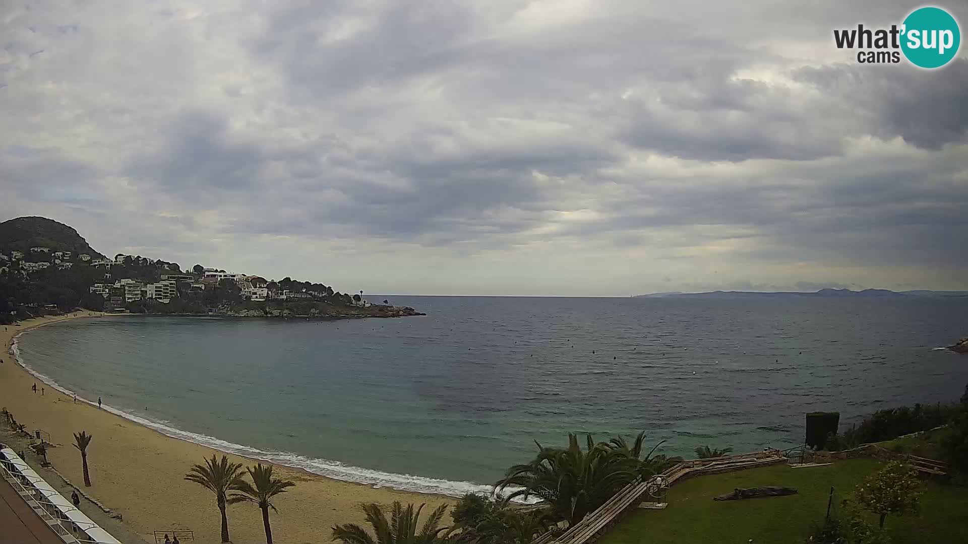 Plaža de l’Almadrava Spletna kamera Roses – Costa Brava – Španija