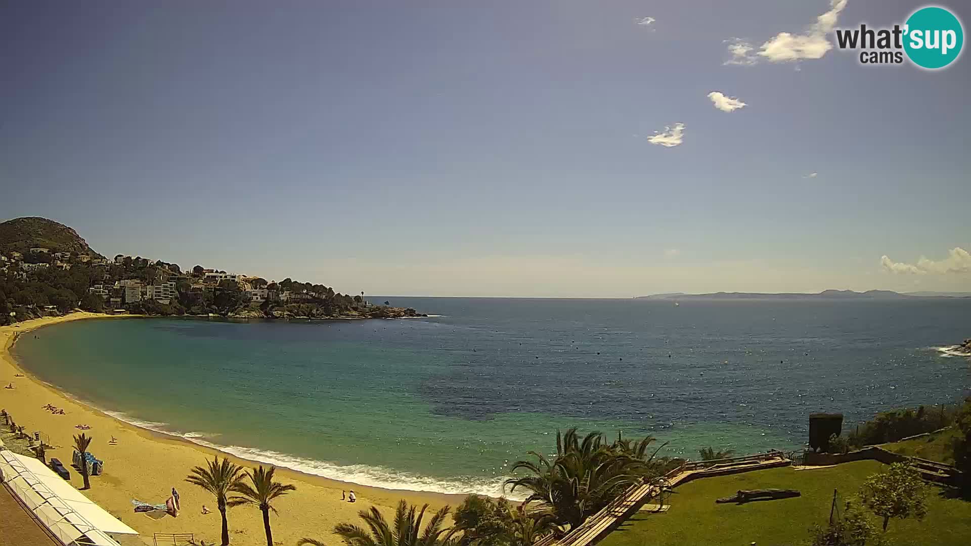 Platja de l’Almadrava beach Live Webcam Roses – Costa Brava – Spain