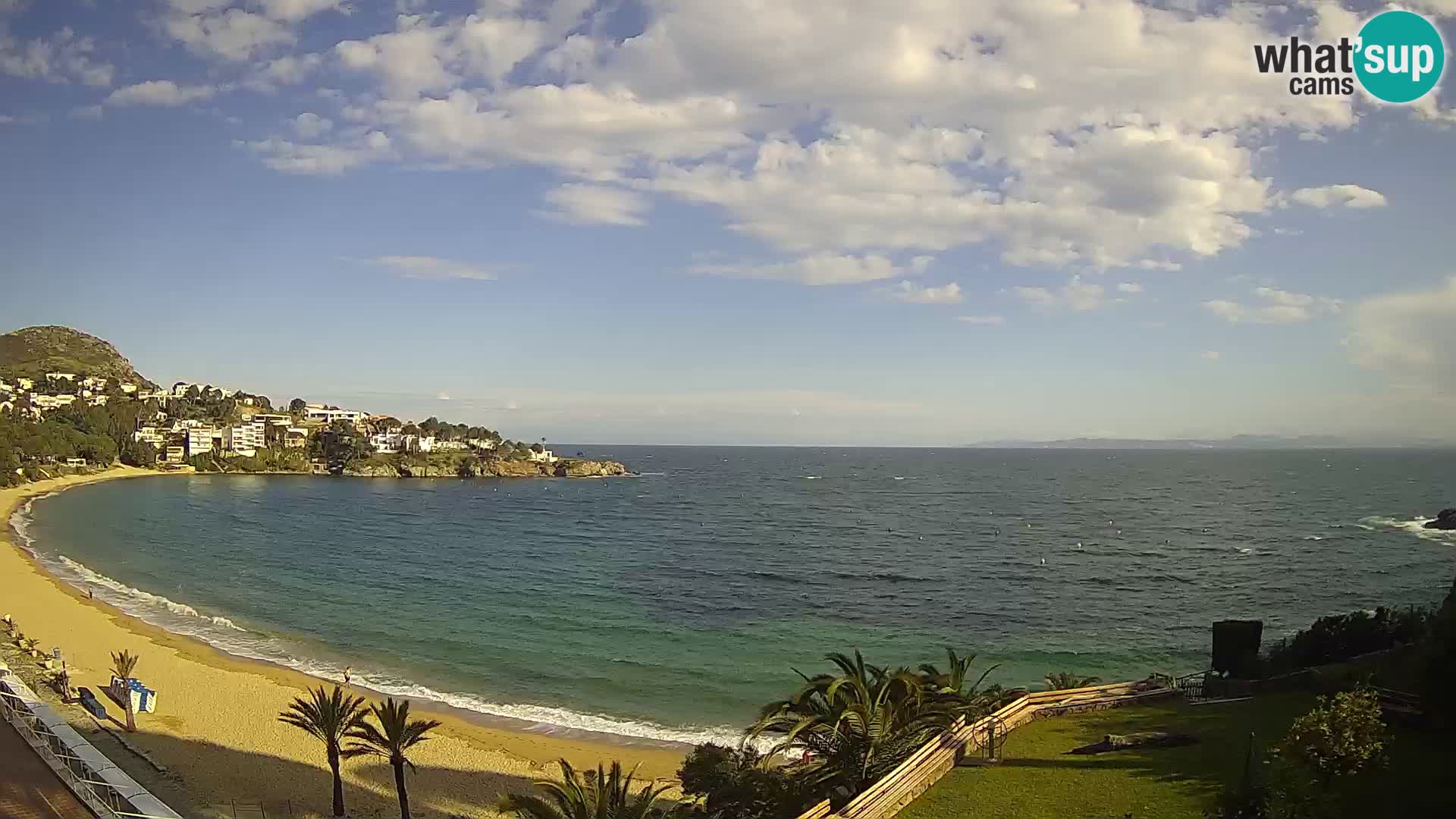 Plage de l’Almadrava Livecam Roses – Costa Brava – Espagne