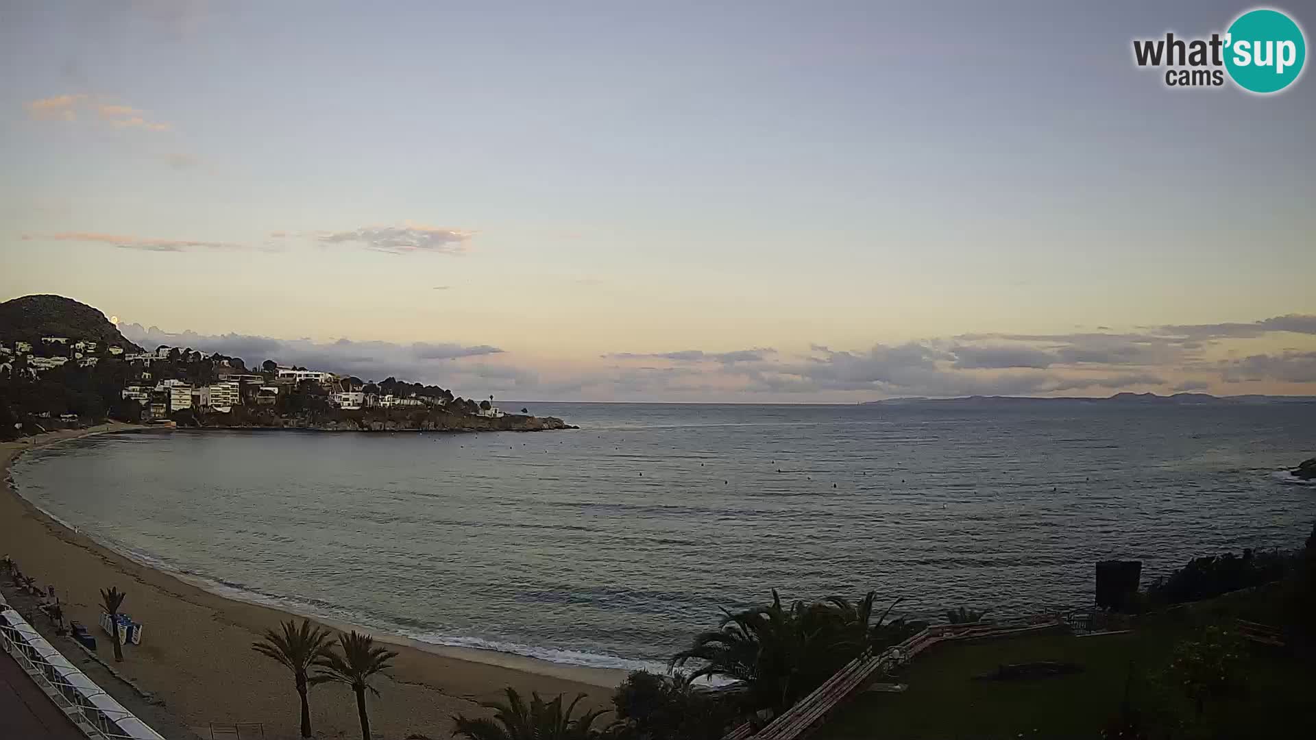 Plaža de l’Almadrava Spletna kamera Roses – Costa Brava – Španija