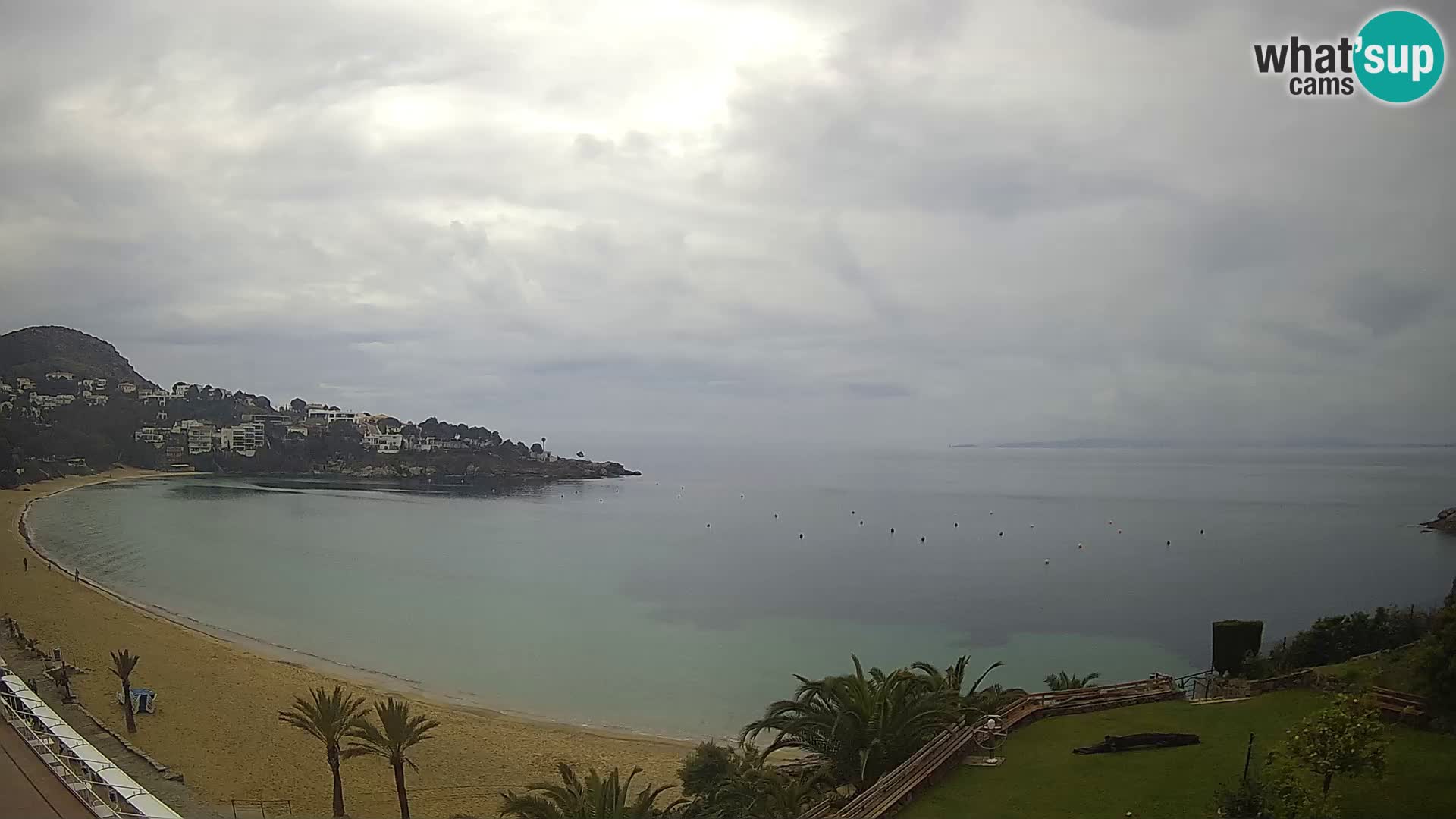 Plaža de l’Almadrava Spletna kamera Roses – Costa Brava – Španija