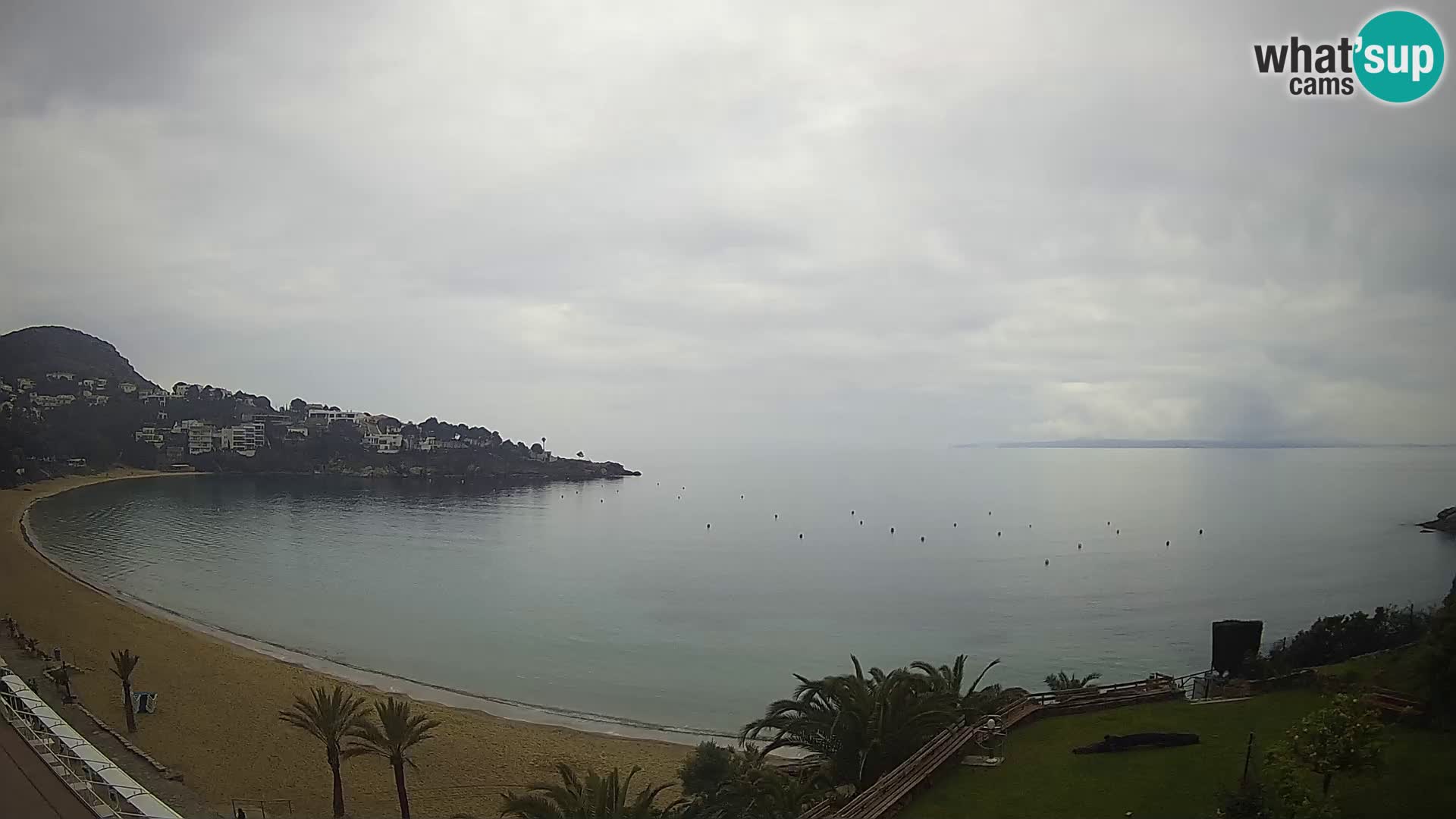 Plaža de l’Almadrava Spletna kamera Roses – Costa Brava – Španija