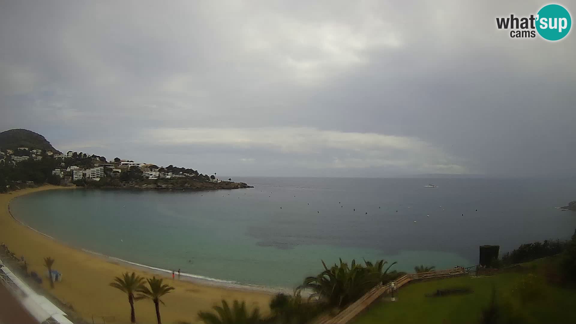 Platja de l’Almadrava beach Live Webcam Roses – Costa Brava – Spain