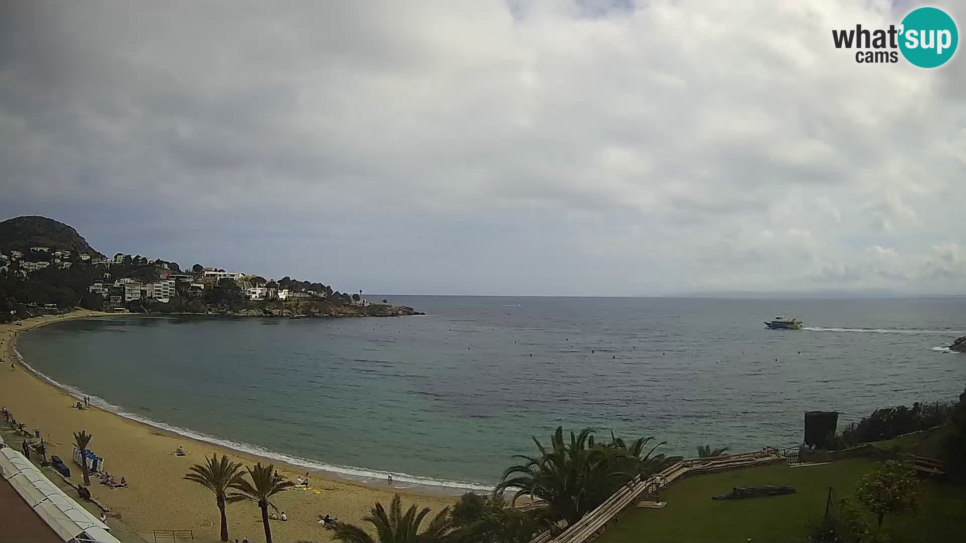 Platja de l’Almadrava Strand Webcam Roses – Costa Brava – Spanien