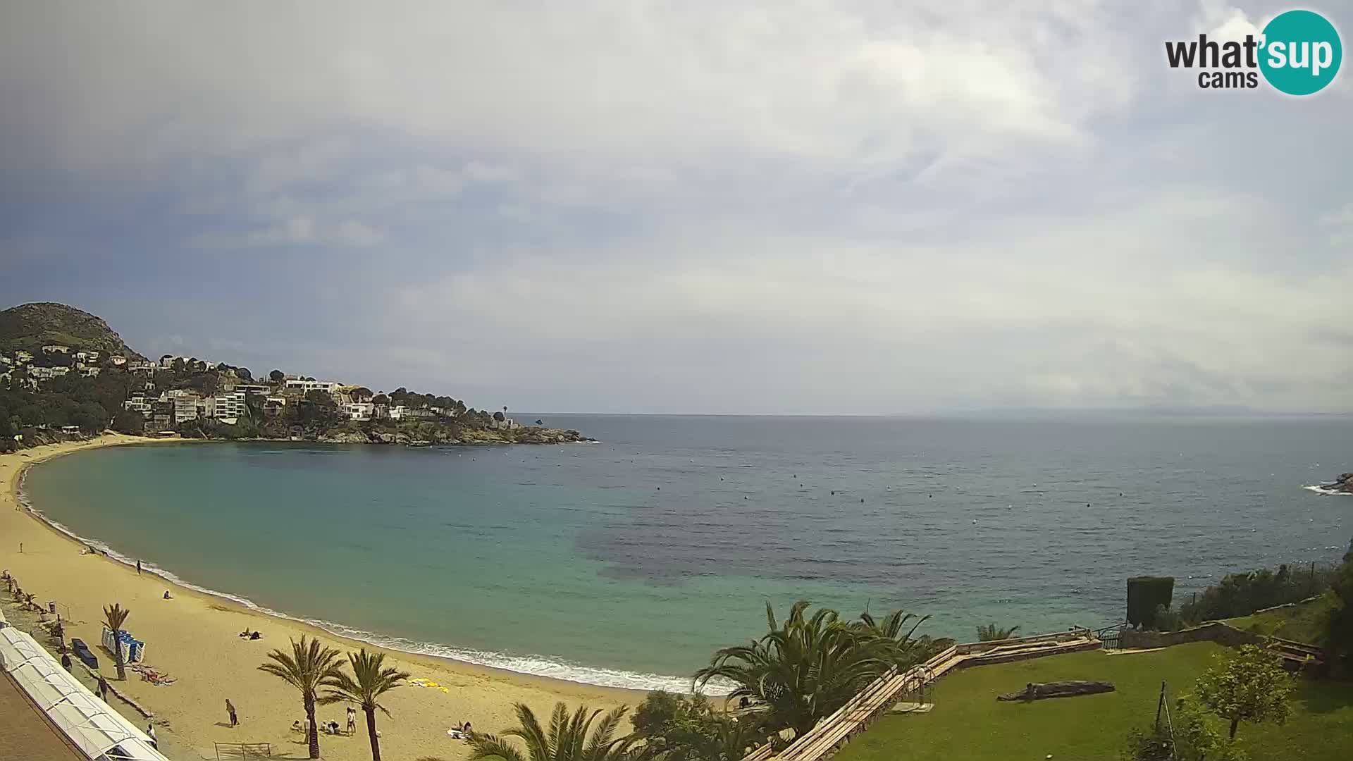 Plaža de l’Almadrava Spletna kamera Roses – Costa Brava – Španija