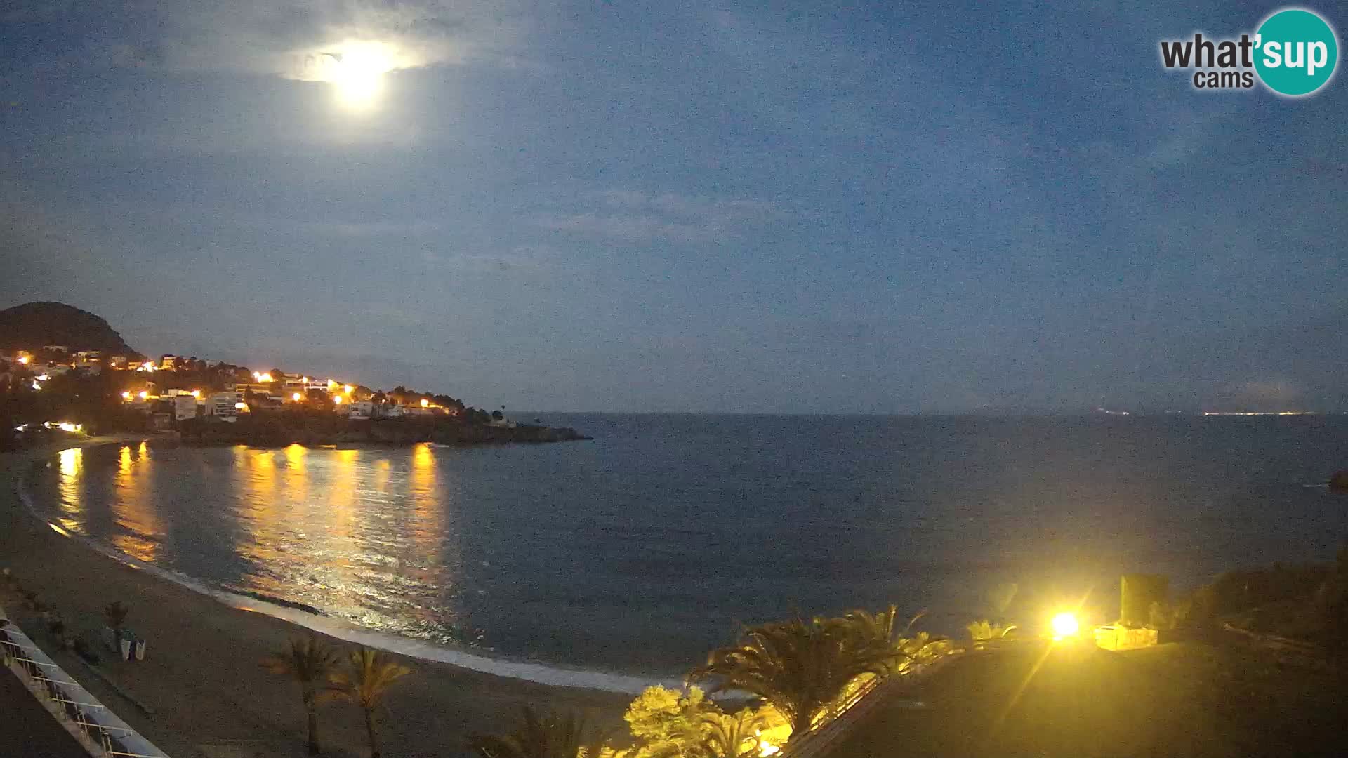 Playa de l’Almadrava camera en vivo Roses – Costa Brava – Espana