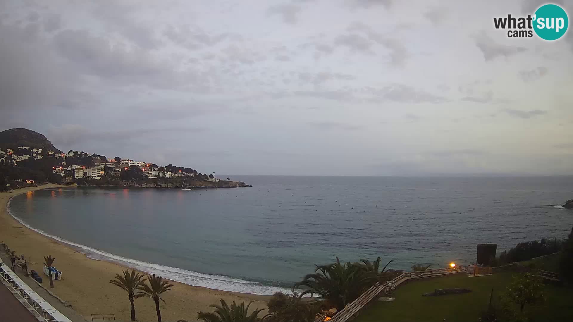Plage de l’Almadrava Livecam Roses – Costa Brava – Espagne