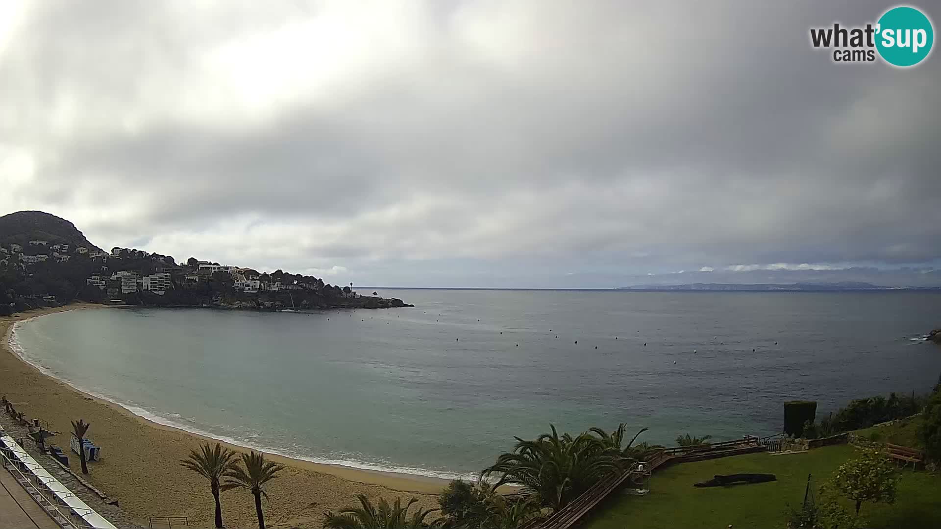 Playa de l’Almadrava camera en vivo Roses – Costa Brava – Espana