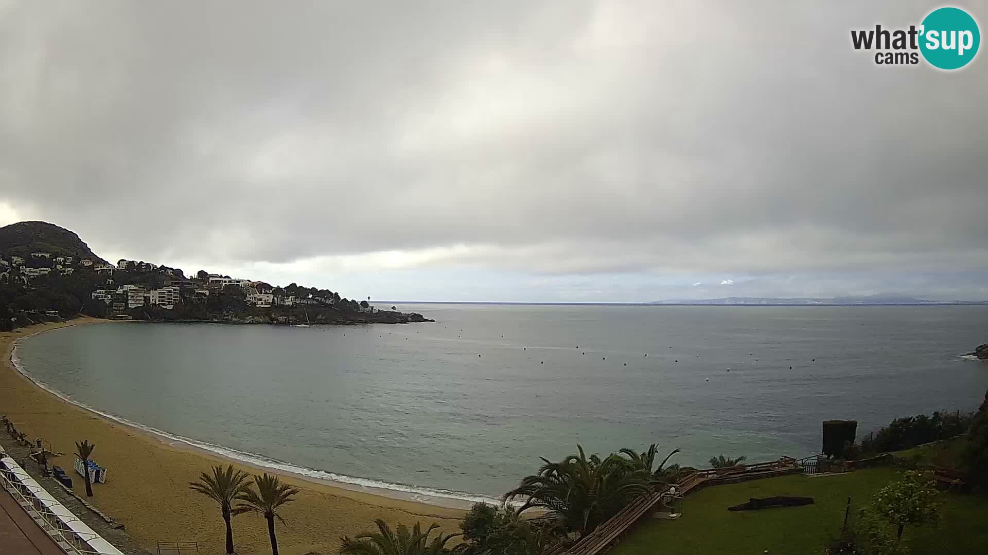 Plaža de l’Almadrava Spletna kamera Roses – Costa Brava – Španija