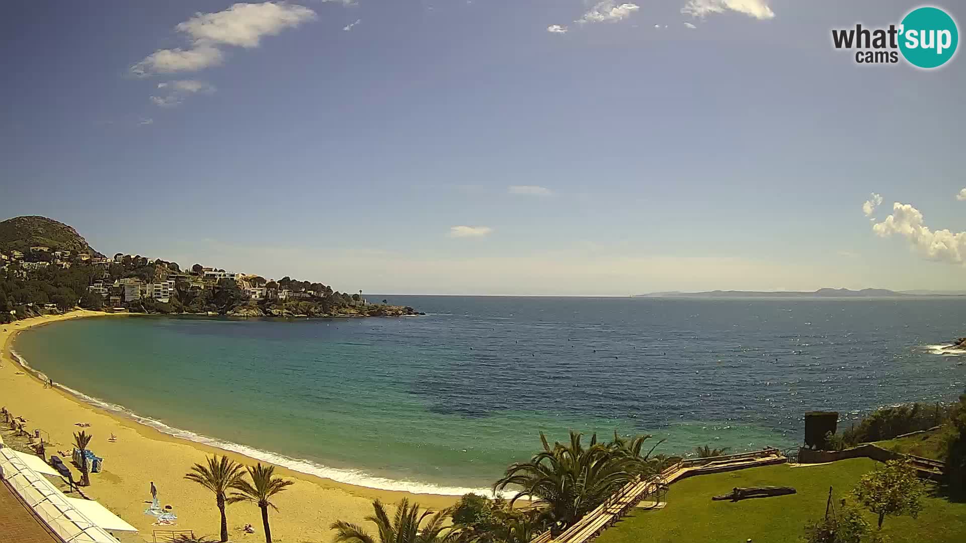 Playa de l’Almadrava camera en vivo Roses – Costa Brava – Espana