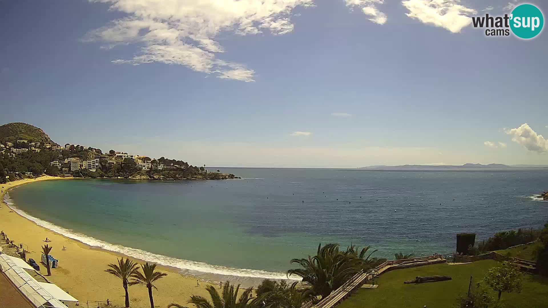 Plage de l’Almadrava Livecam Roses – Costa Brava – Espagne