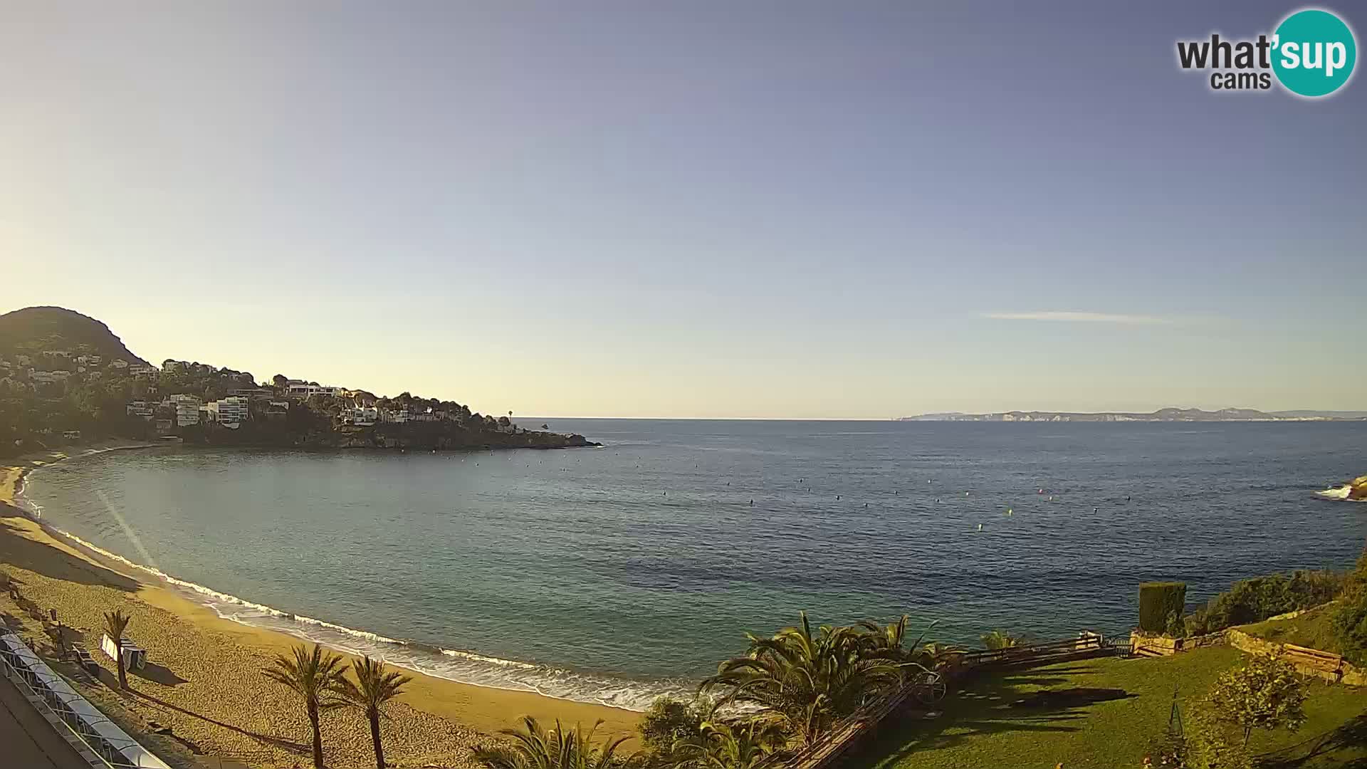 Plage de l’Almadrava Livecam Roses – Costa Brava – Espagne