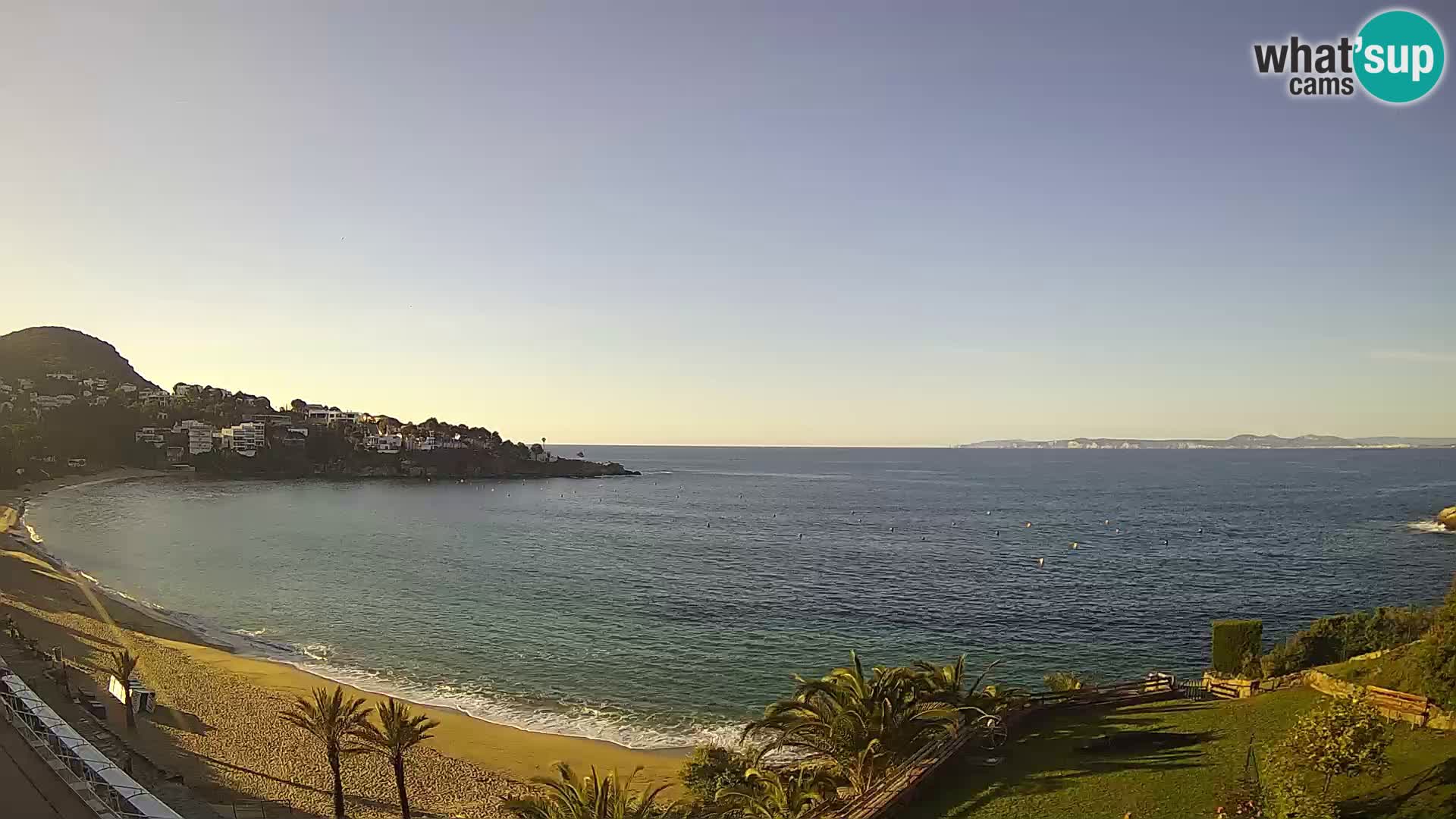 Plaža de l’Almadrava Spletna kamera Roses – Costa Brava – Španija
