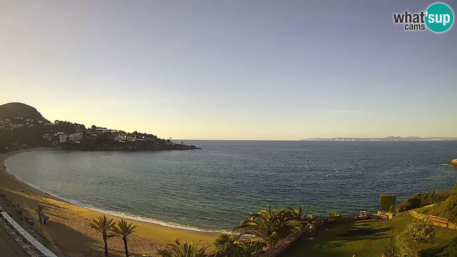 Playa de l’Almadrava camera en vivo Roses – Costa Brava – Espana