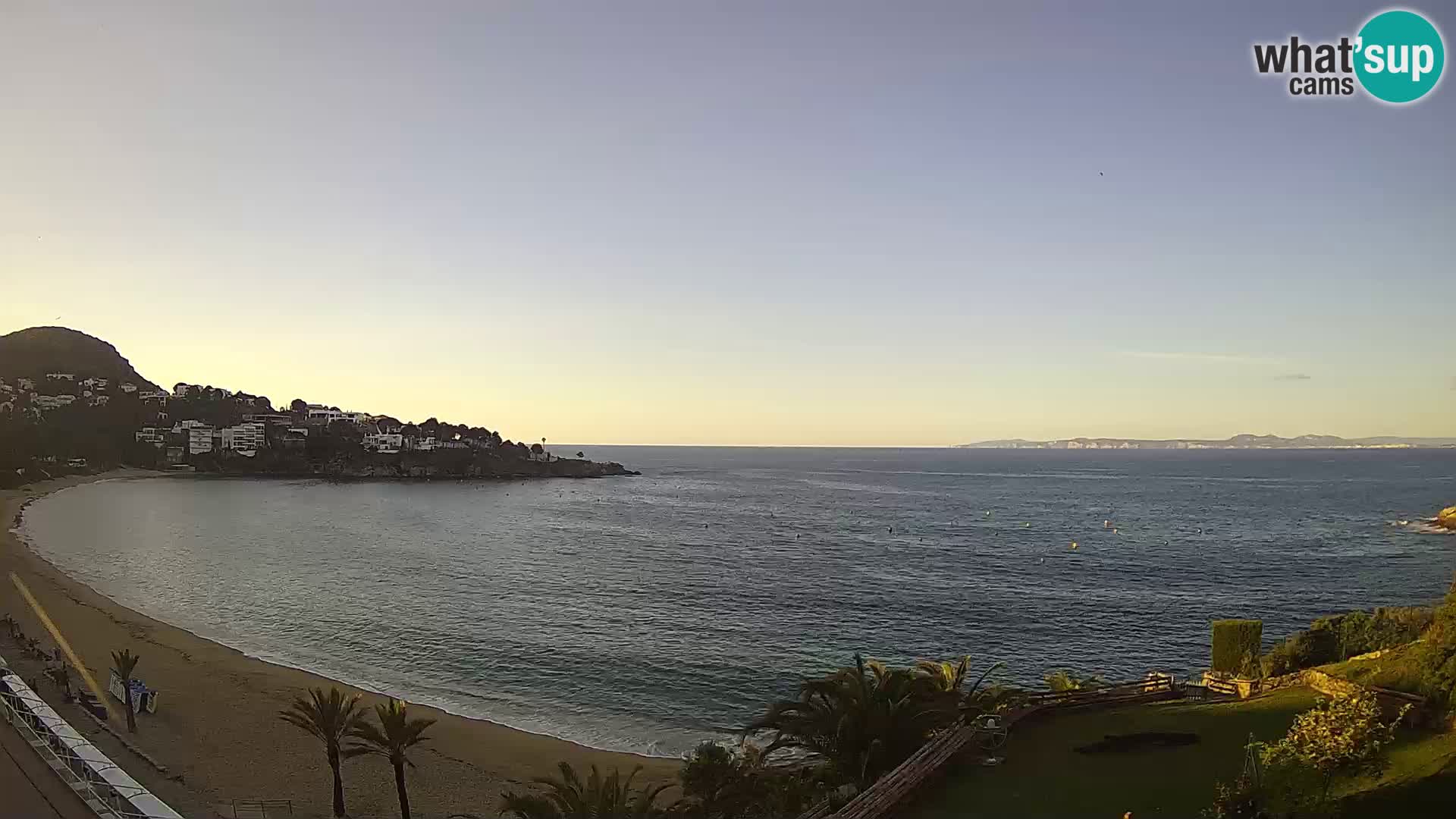 Playa de l’Almadrava camera en vivo Roses – Costa Brava – Espana