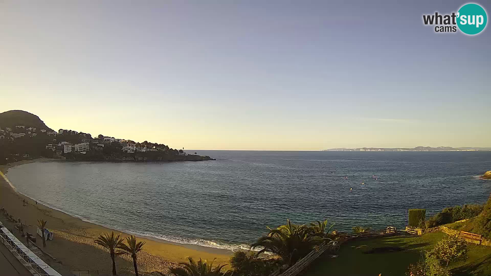 Plage de l’Almadrava Livecam Roses – Costa Brava – Espagne