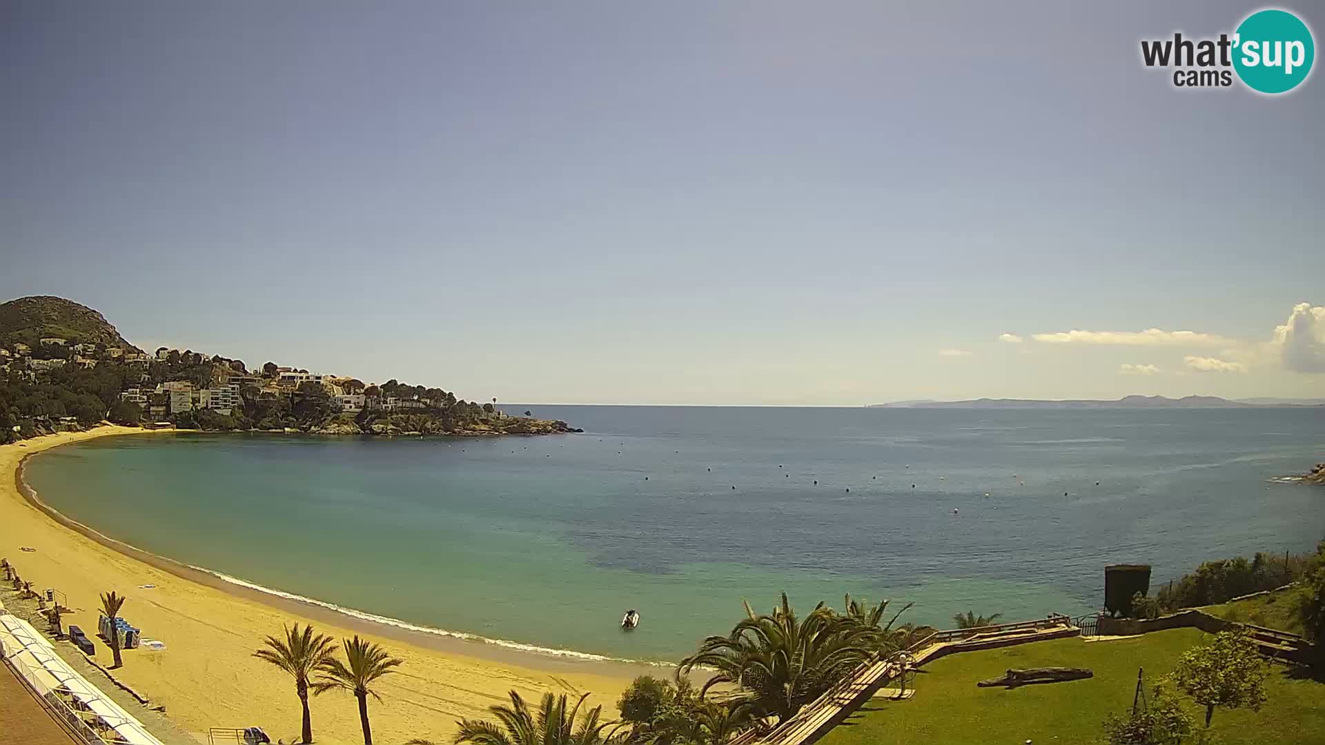 Playa de l’Almadrava camera en vivo Roses – Costa Brava – Espana