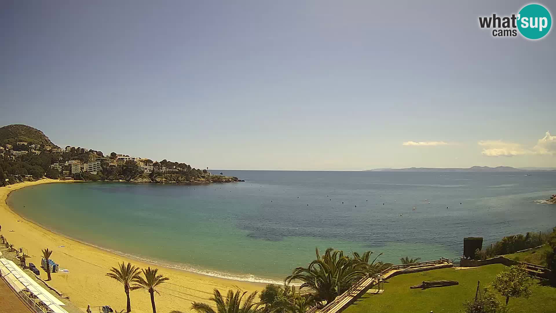 Playa de l’Almadrava camera en vivo Roses – Costa Brava – Espana
