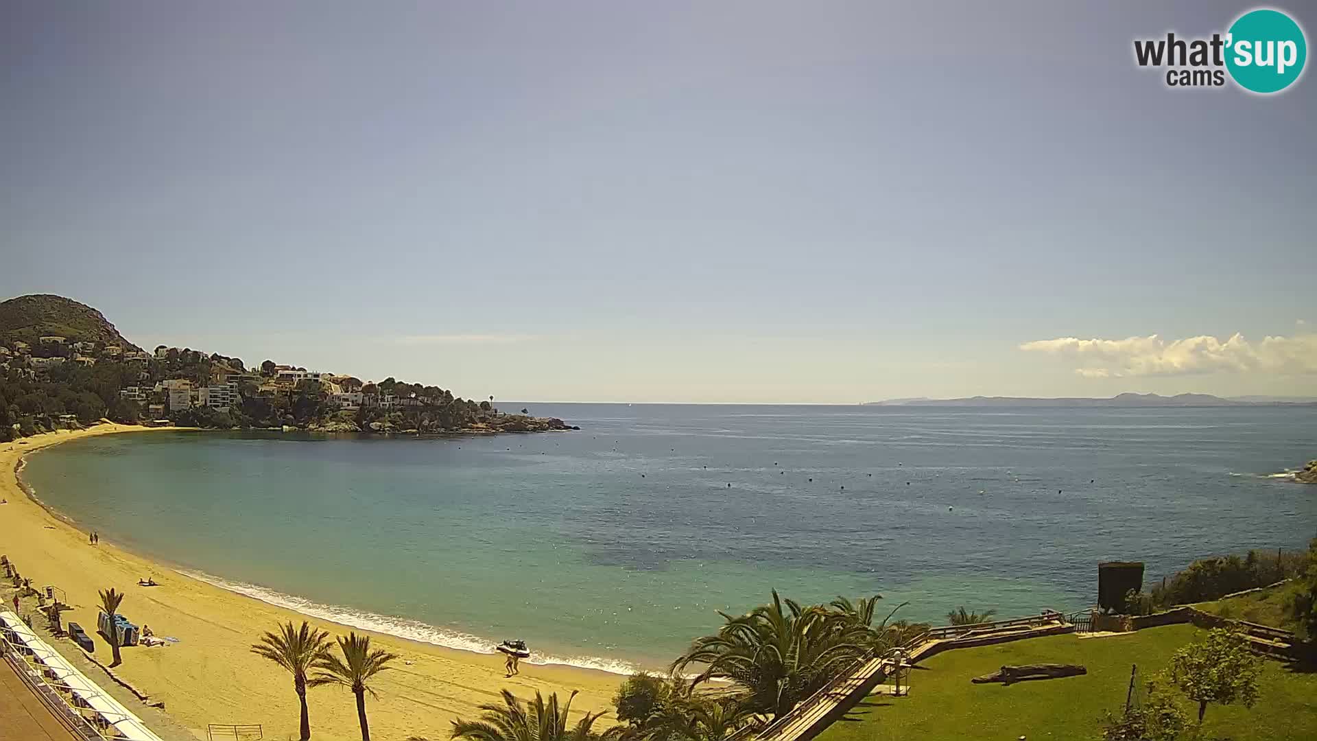 Playa de l’Almadrava camera en vivo Roses – Costa Brava – Espana