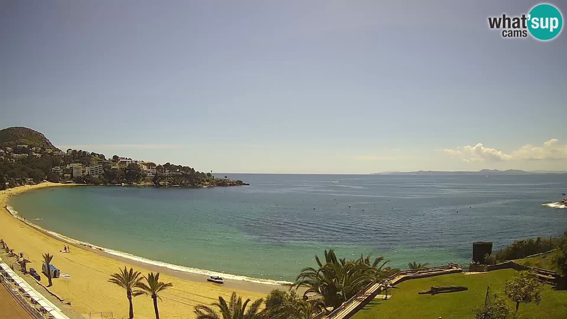 Playa de l’Almadrava camera en vivo Roses – Costa Brava – Espana