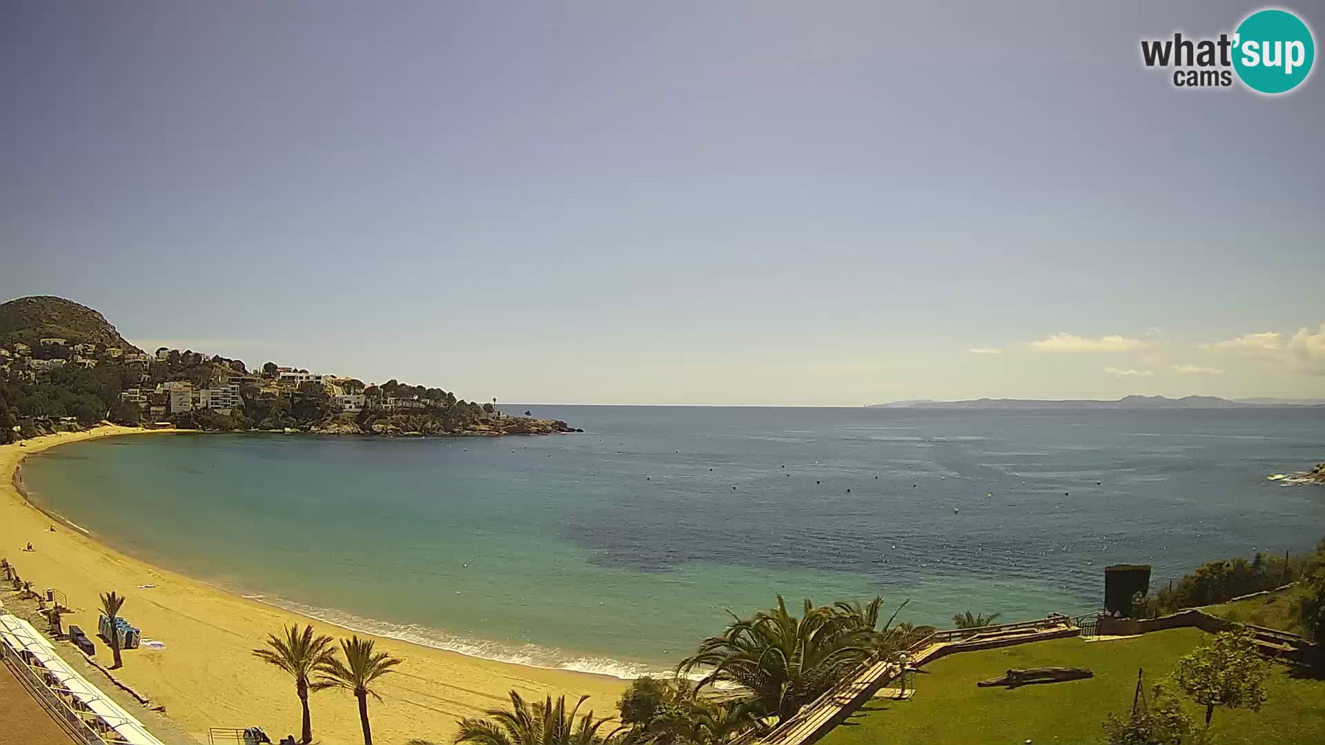 Platja de l’Almadrava beach Live Webcam Roses – Costa Brava – Spain