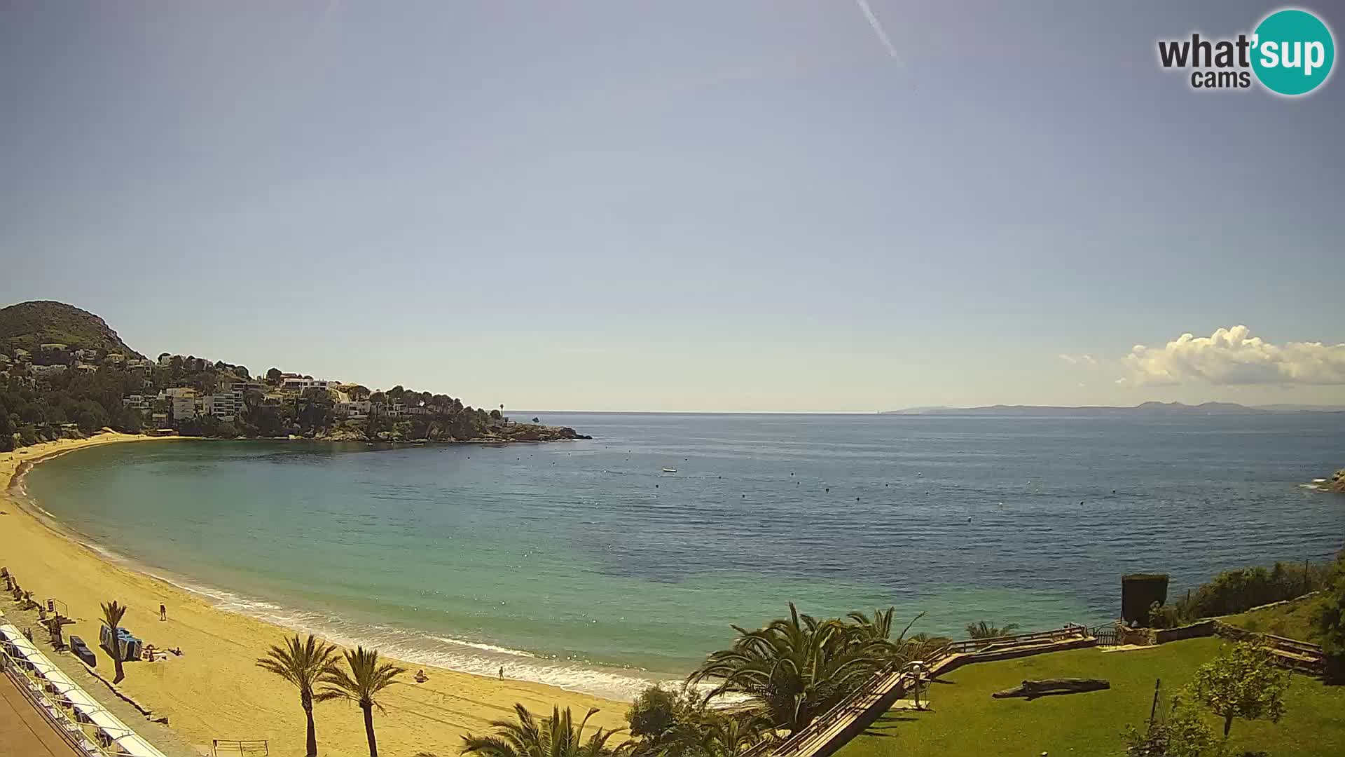 Plage de l’Almadrava Livecam Roses – Costa Brava – Espagne