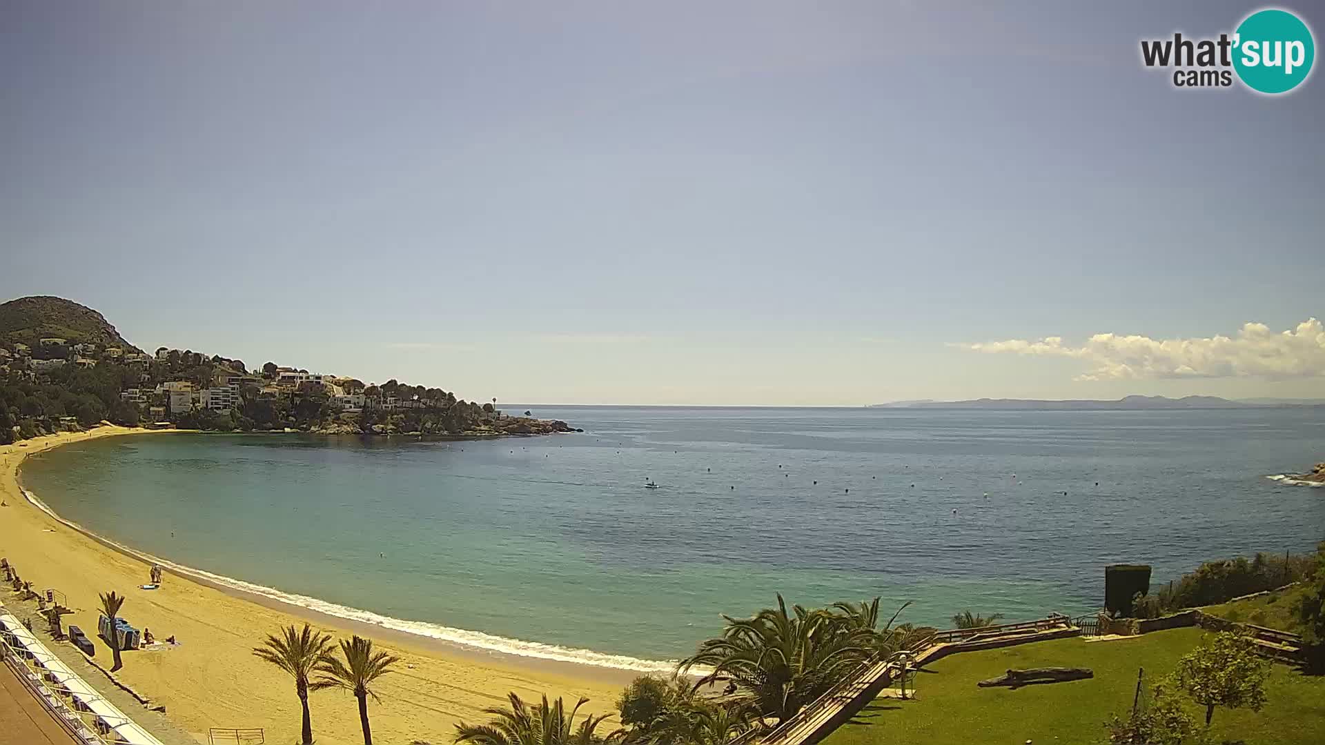 Plage de l’Almadrava Livecam Roses – Costa Brava – Espagne