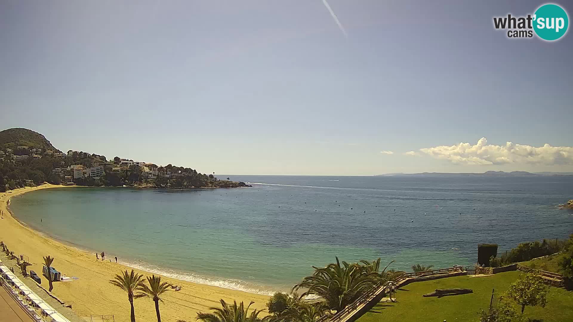 Playa de l’Almadrava camera en vivo Roses – Costa Brava – Espana