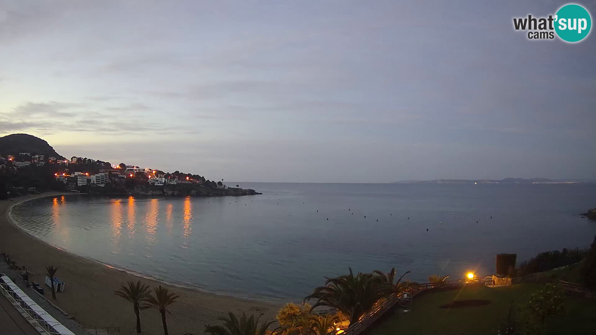 Plage de l’Almadrava Livecam Roses – Costa Brava – Espagne