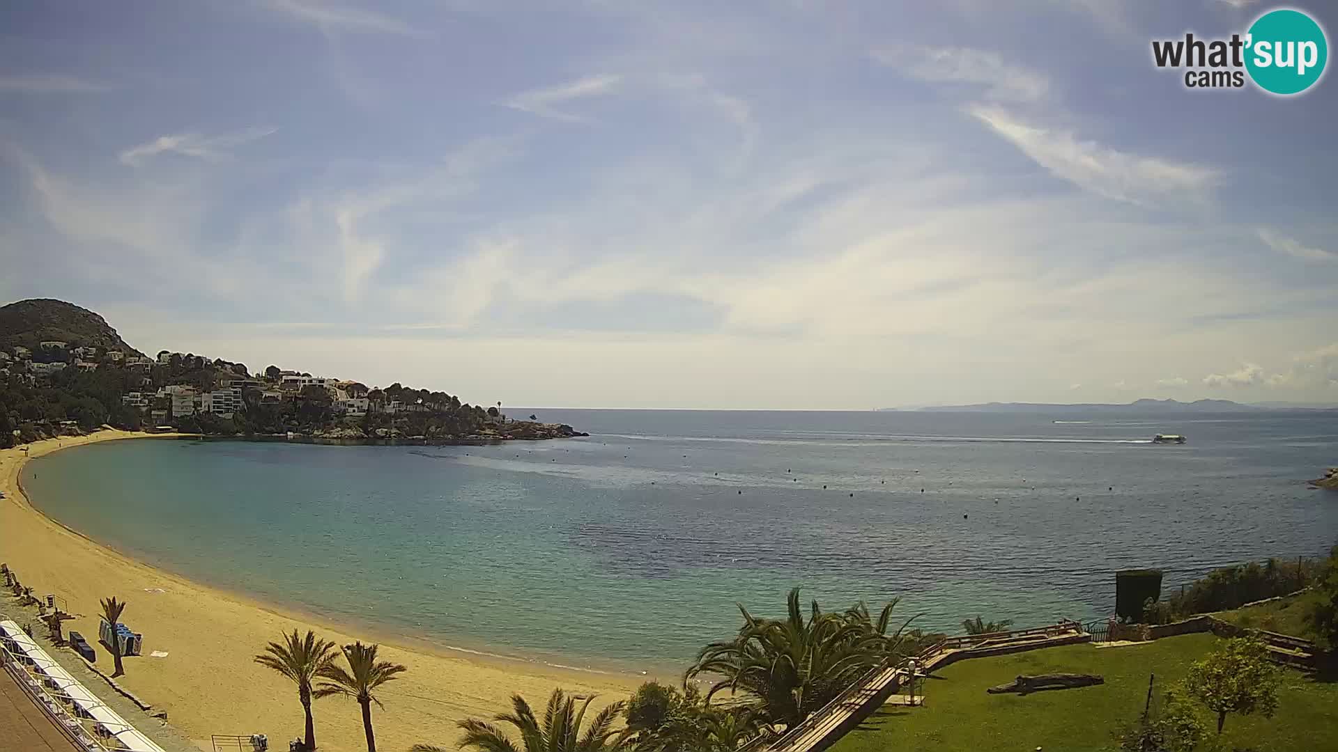 Playa de l’Almadrava camera en vivo Roses – Costa Brava – Espana