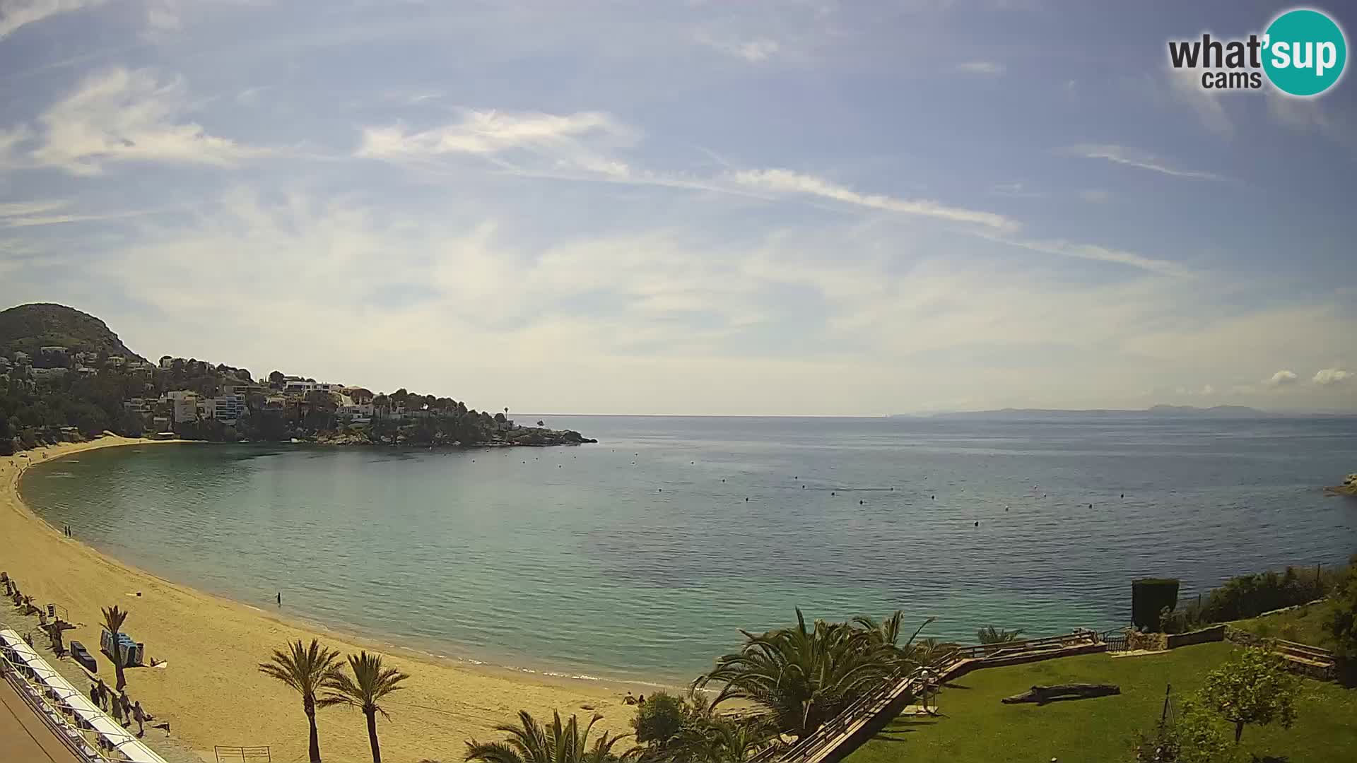 Plage de l’Almadrava Livecam Roses – Costa Brava – Espagne