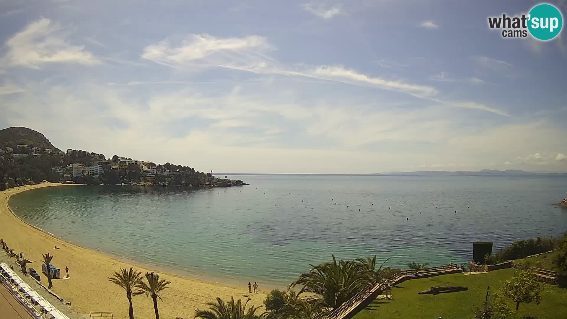 Playa de l’Almadrava camera en vivo Roses – Costa Brava – Espana