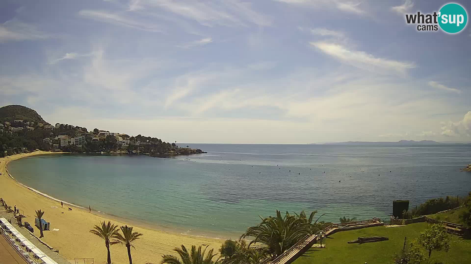 Plage de l’Almadrava Livecam Roses – Costa Brava – Espagne