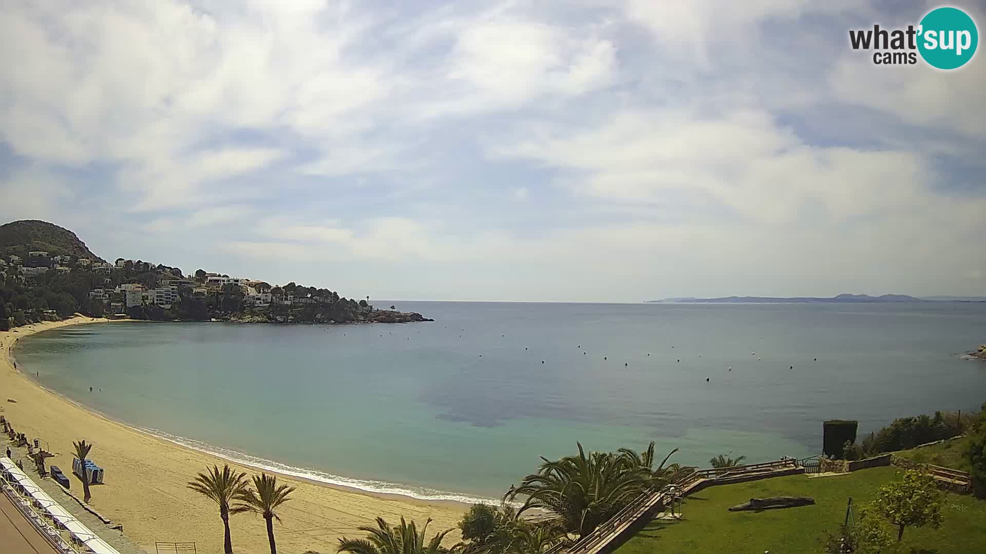 Plage de l’Almadrava Livecam Roses – Costa Brava – Espagne