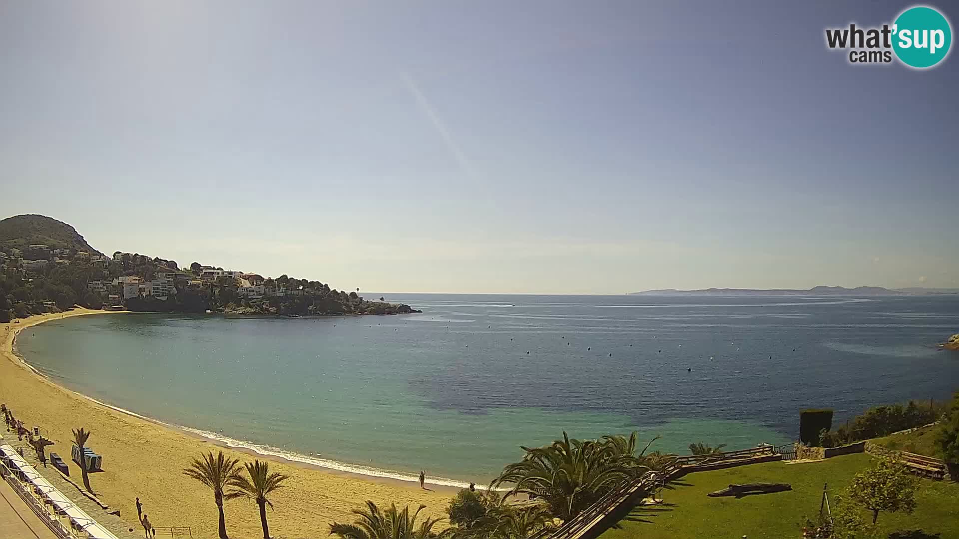 Plage de l’Almadrava Livecam Roses – Costa Brava – Espagne