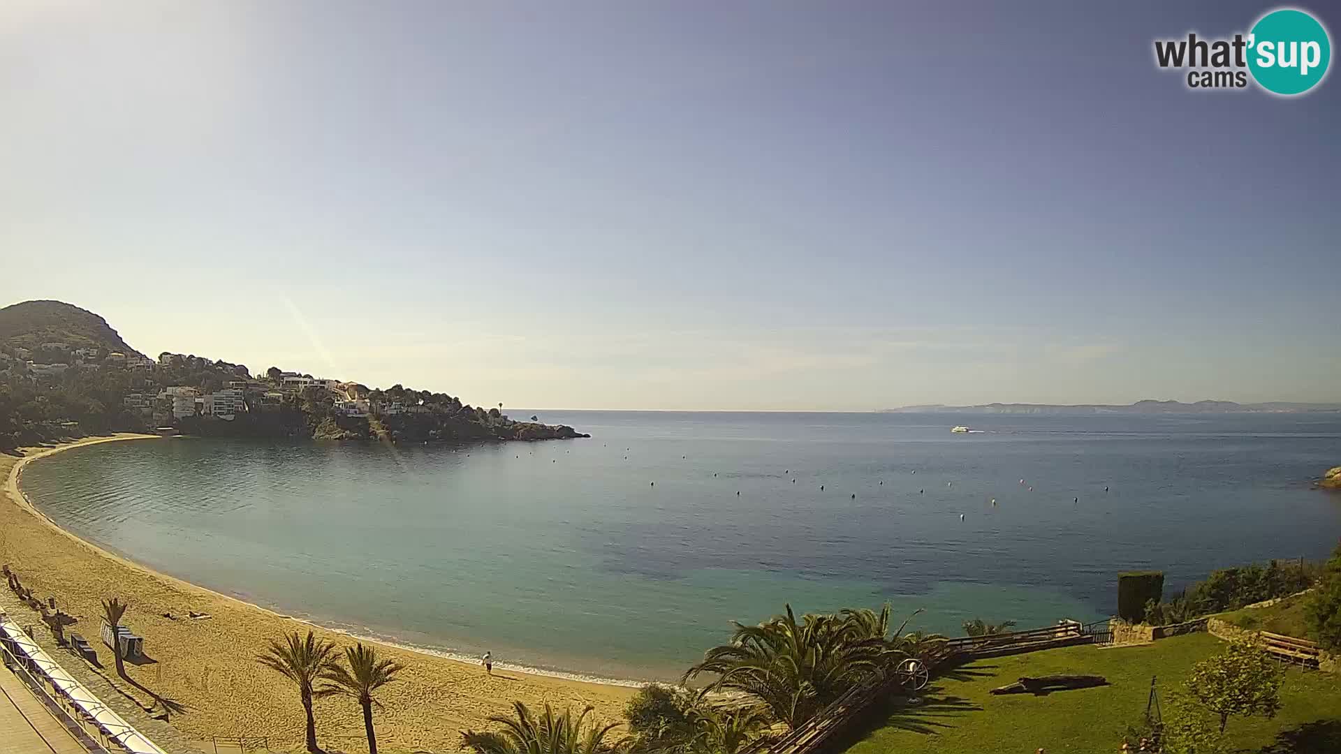 Playa de l’Almadrava camera en vivo Roses – Costa Brava – Espana