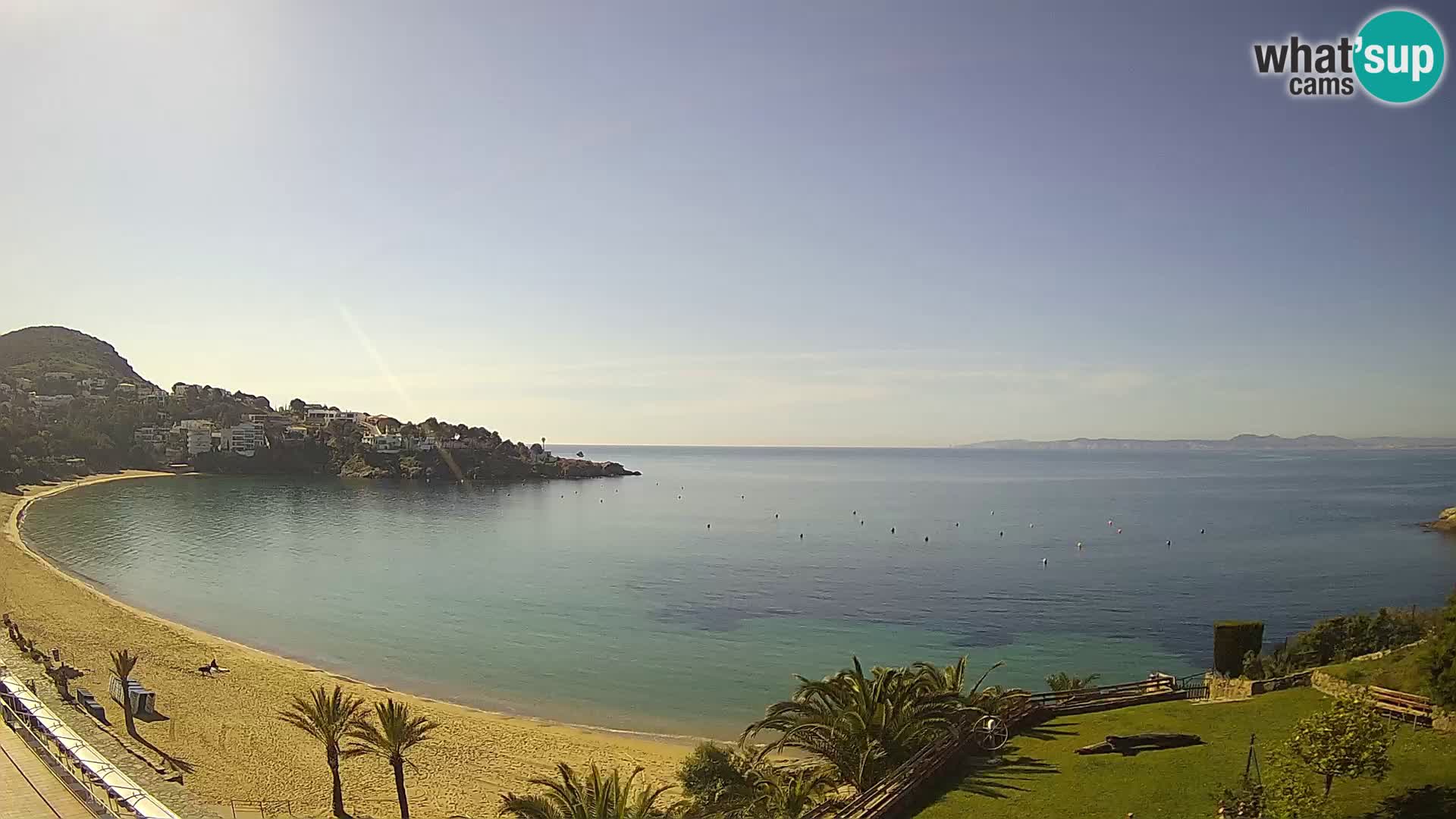 Playa de l’Almadrava camera en vivo Roses – Costa Brava – Espana
