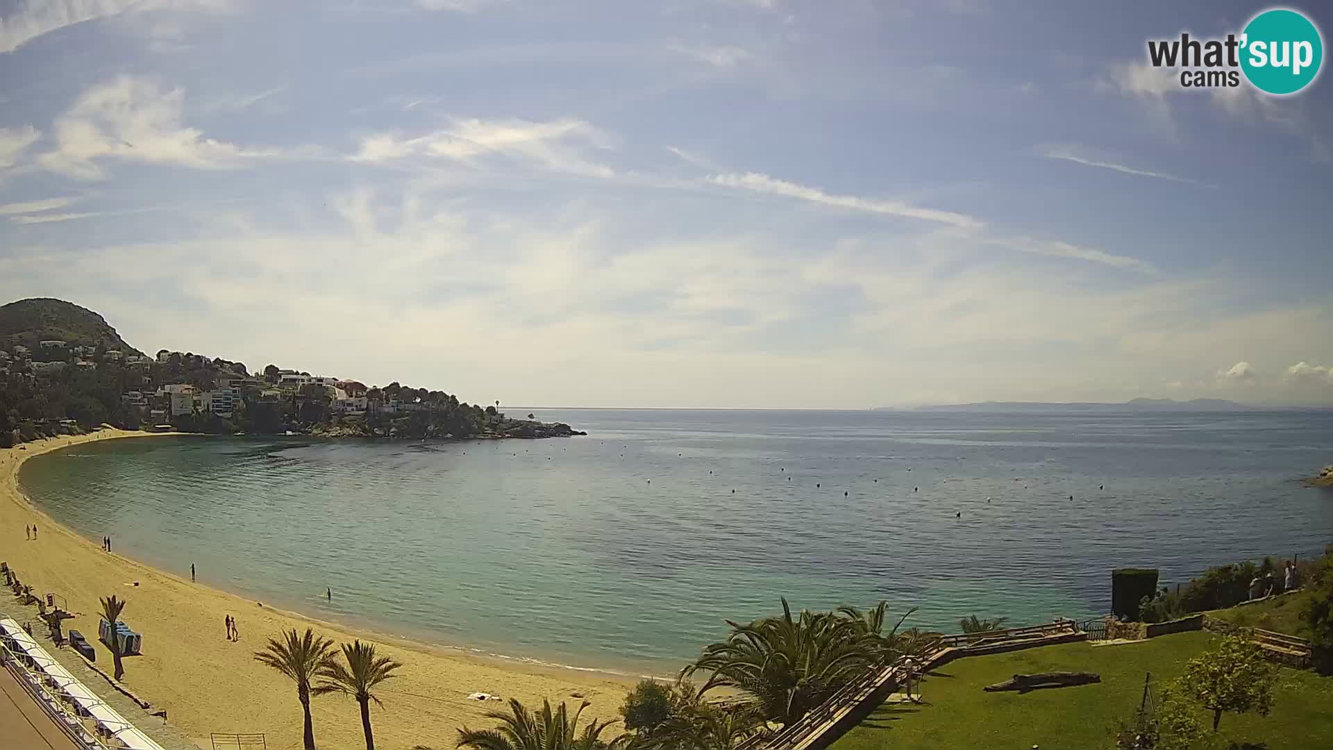 Platja de l’Almadrava Strand Webcam Roses – Costa Brava – Spanien
