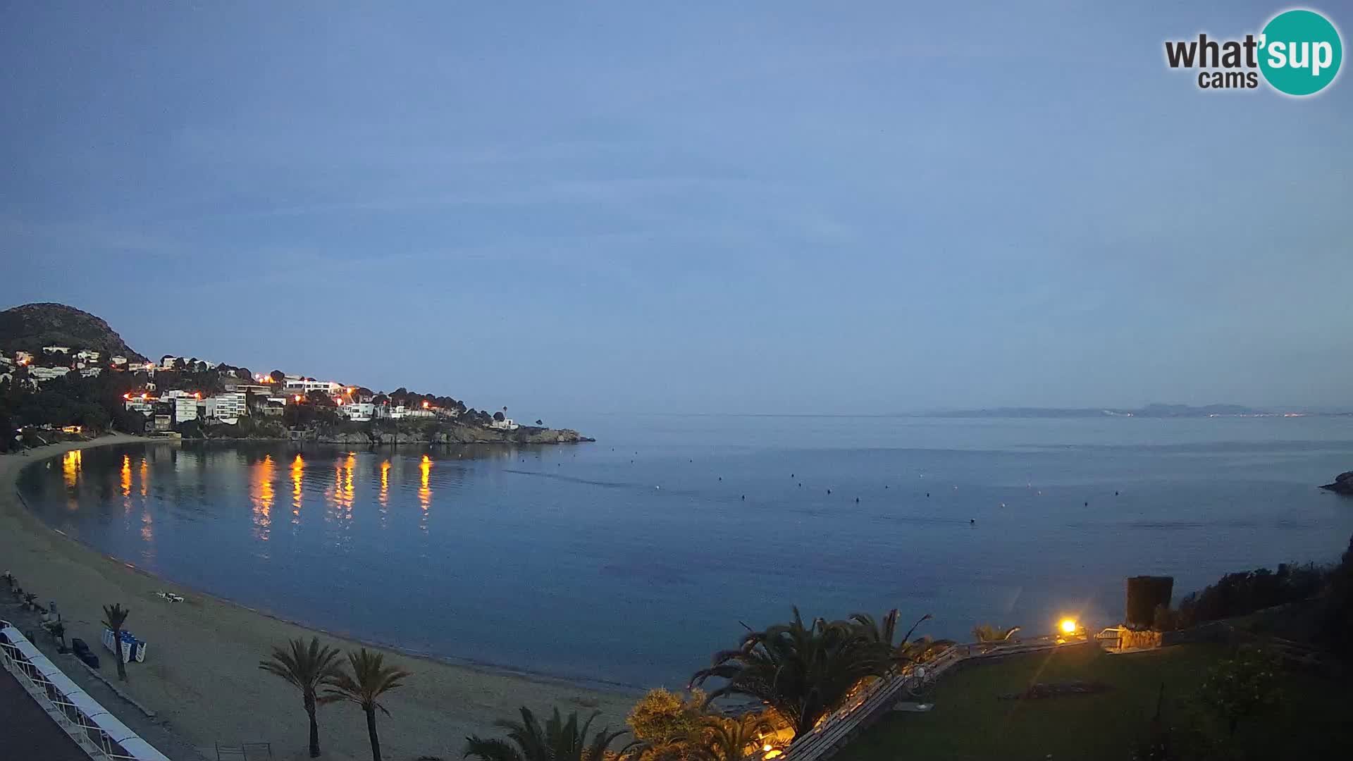 Platja de l’Almadrava Strand Webcam Roses – Costa Brava – Spanien