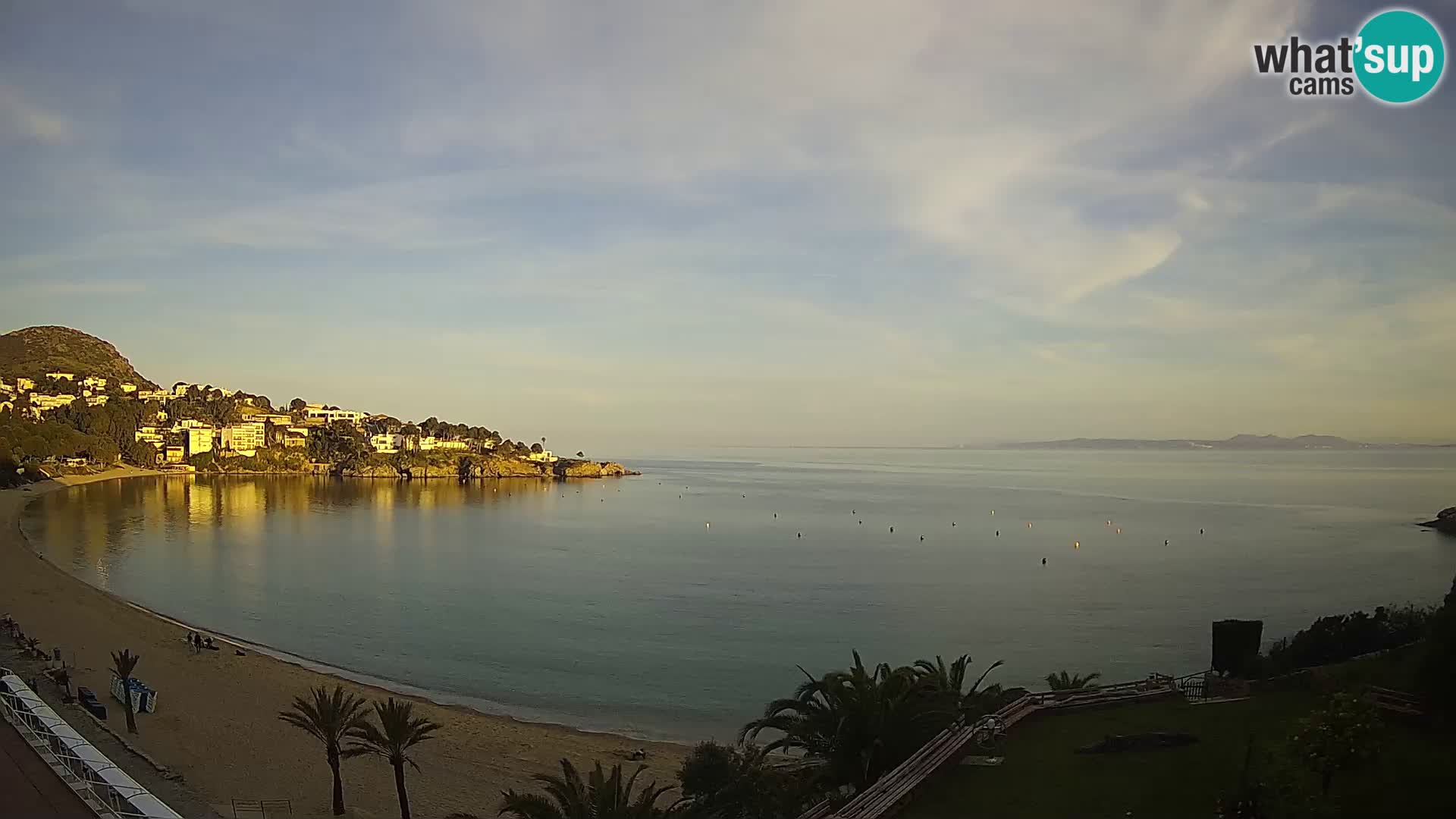 Plaža de l’Almadrava Spletna kamera Roses – Costa Brava – Španija