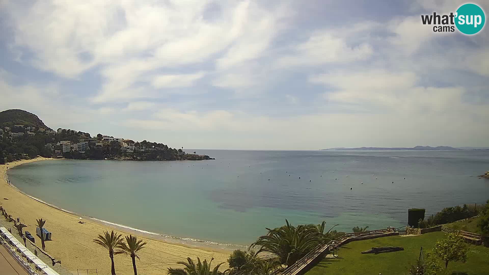 Playa de l’Almadrava camera en vivo Roses – Costa Brava – Espana