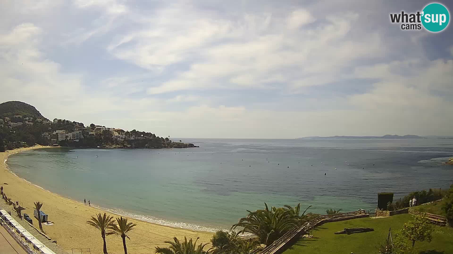 Platja de l’Almadrava beach Live Webcam Roses – Costa Brava – Spain