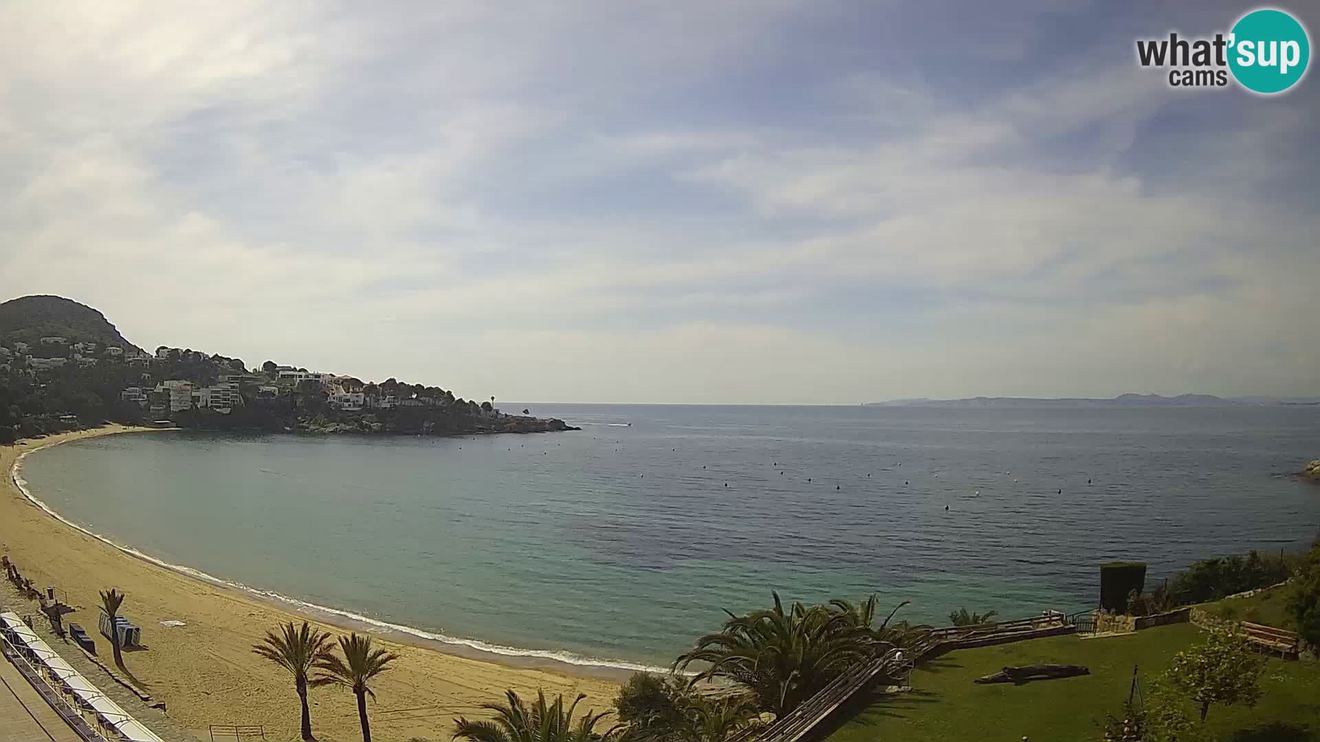 Platja de l’Almadrava beach Live Webcam Roses – Costa Brava – Spain