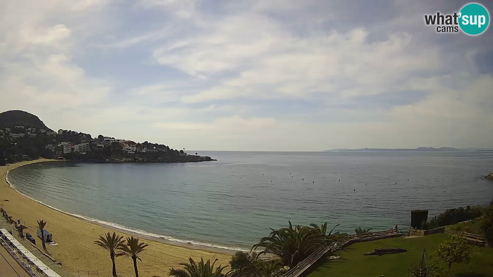 Platja de l’Almadrava beach Live Webcam Roses – Costa Brava – Spain