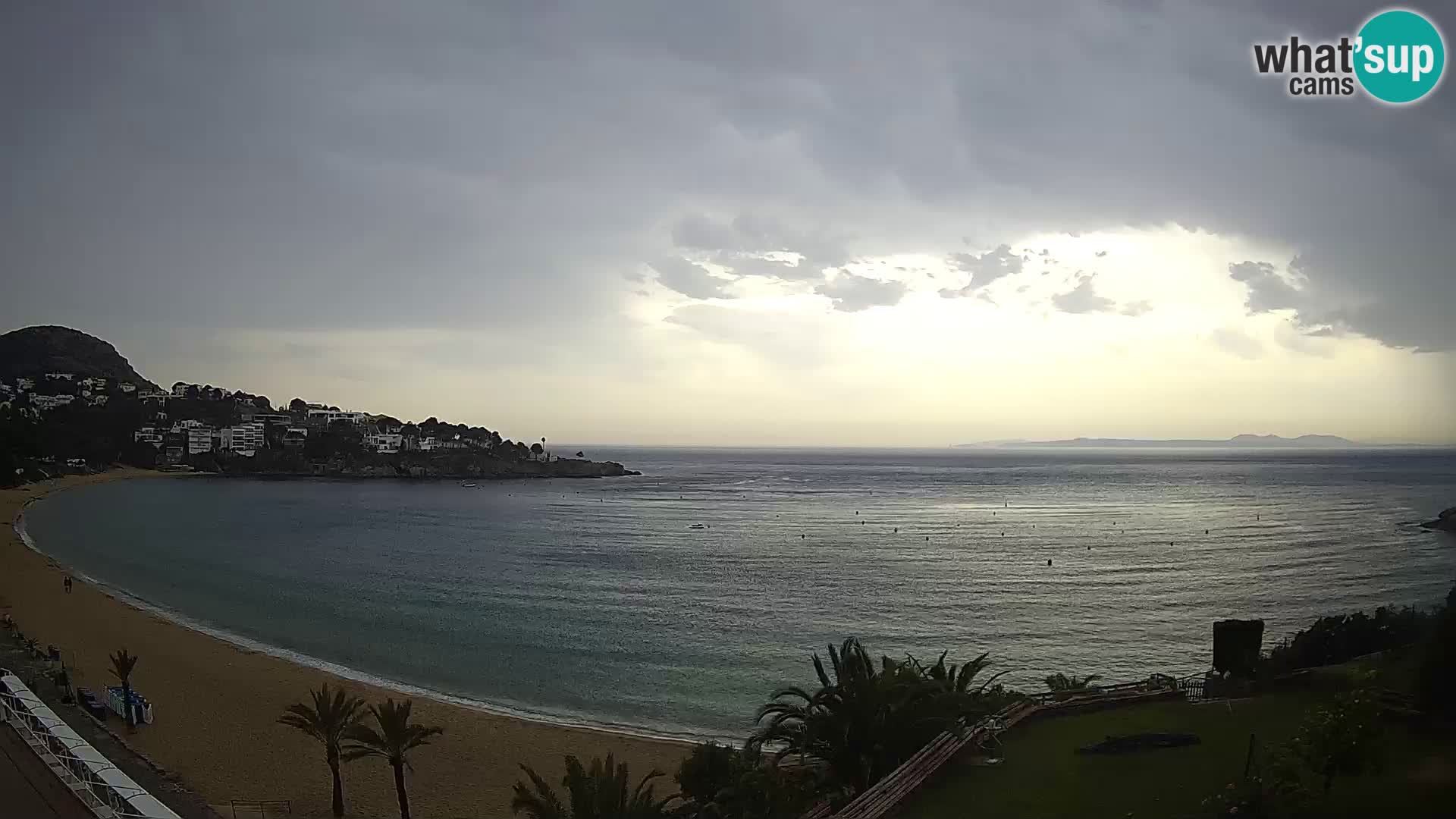 Platja de l’Almadrava Strand Webcam Roses – Costa Brava – Spanien